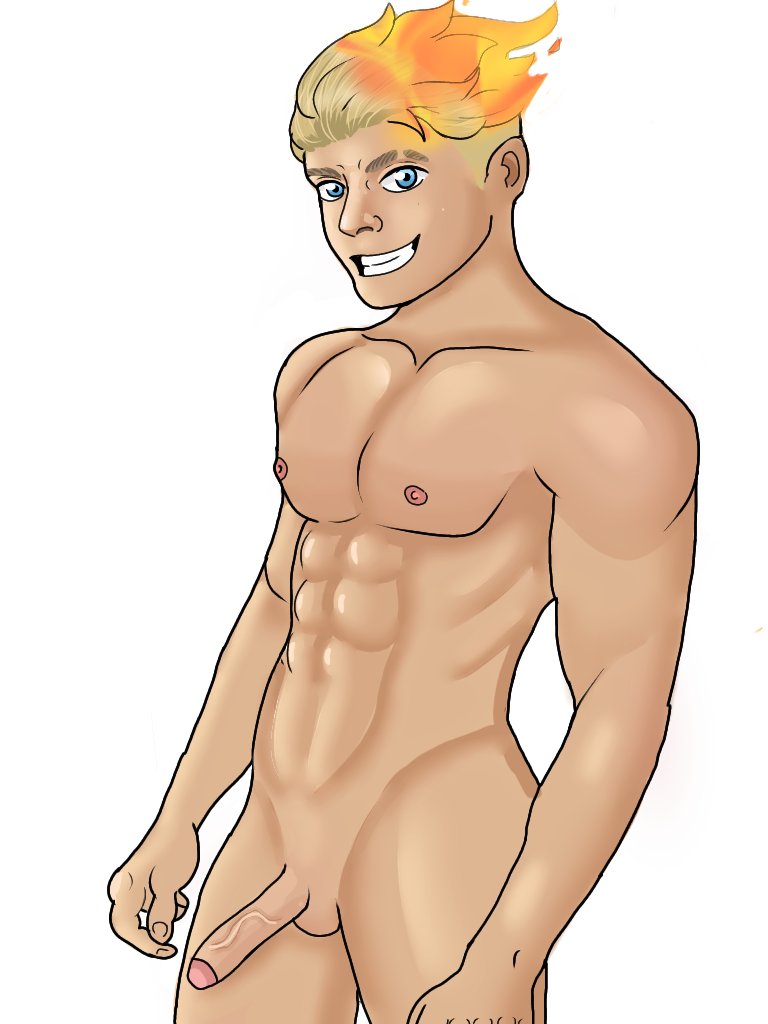 Johnny Storm (Fantastic Four) Rule 34 Image