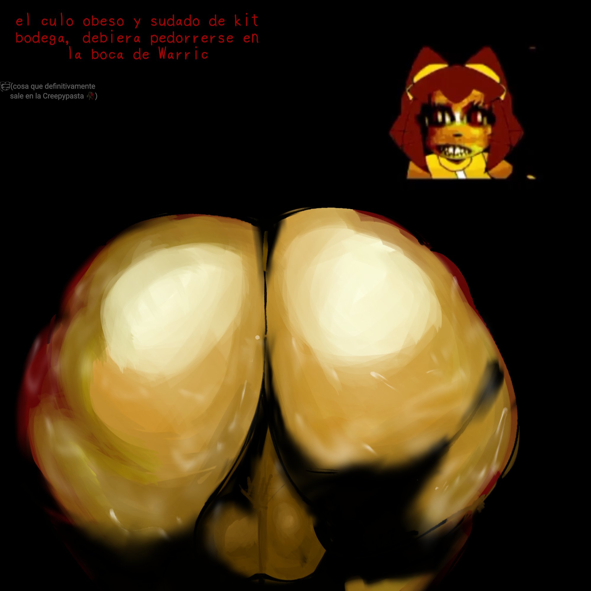 balls, big ass, cat futa, catgirl, creepy, creepy face, creepypasta, futanari, gameoverse, glitch productions, gregoriosa20248, kit (gameoverse), kit bodega, seminal kit, seminal kit.txt, spanish text, tagme, text