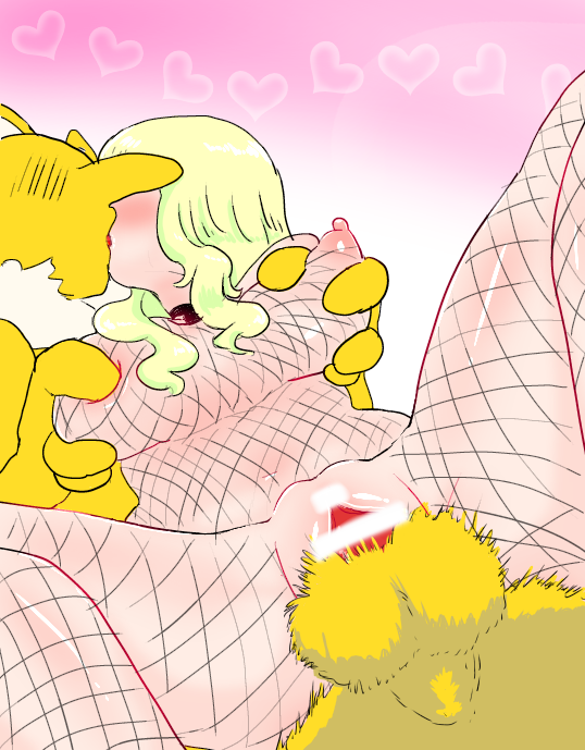 blonde_hair breast_grab breasts castella censored hypno kissing penis pokemon pokemon_(species) pokemon_xy serena_(pokemon) sex testicles vaginal_penetration