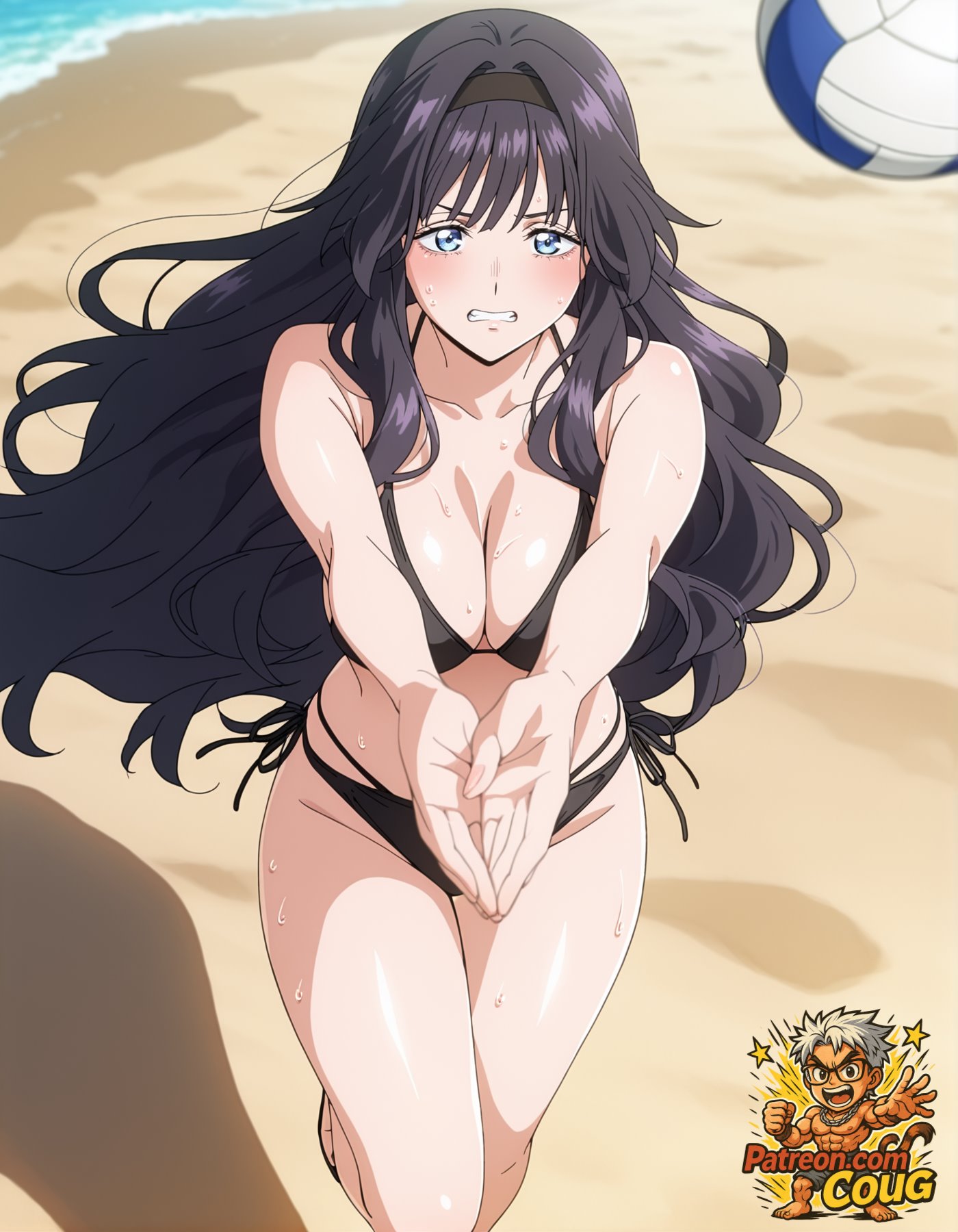 ai assisted, ai generated, coug, female, female only, kaoru hana wa rin to saku, stable diffusion, waguri kaoruko