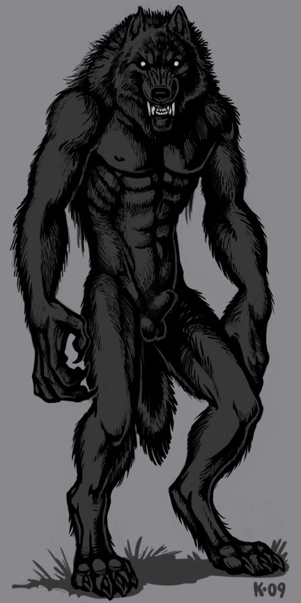 1:2 4_toes abs animal_genitalia anthro attached_sheath balls black_body black_claws black_fur canid canine claws digitigrade feet fully_sheathed fur genitals grey_background kyoht_luterman looking_at_viewer male mammal nipples nude pawpads sheath simple_background skinny small_ears solo toe_claws toes were werecanid werecanine werewolf white_eyes