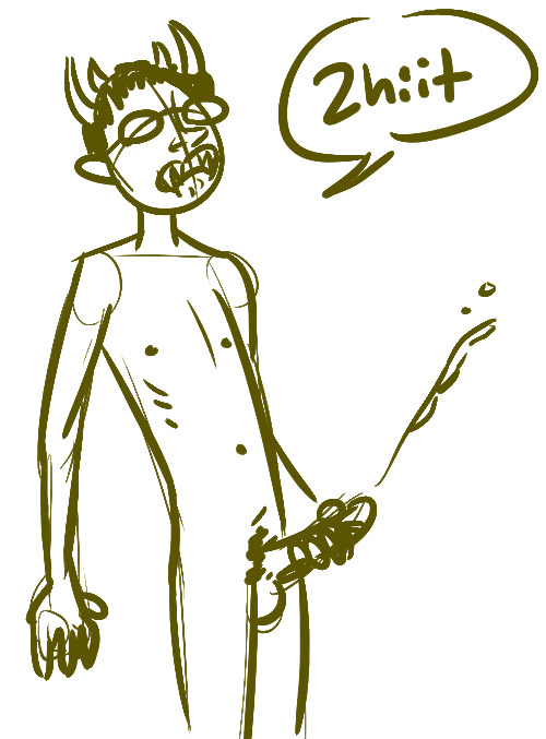 alien bad_anatomy cum ejaculation homestuck homestuck_troll horn horns male male_only masturbation monochrome naughtyvixens nude nude_male short_hair short_hair_male sketch sketchy sollux_captor troll