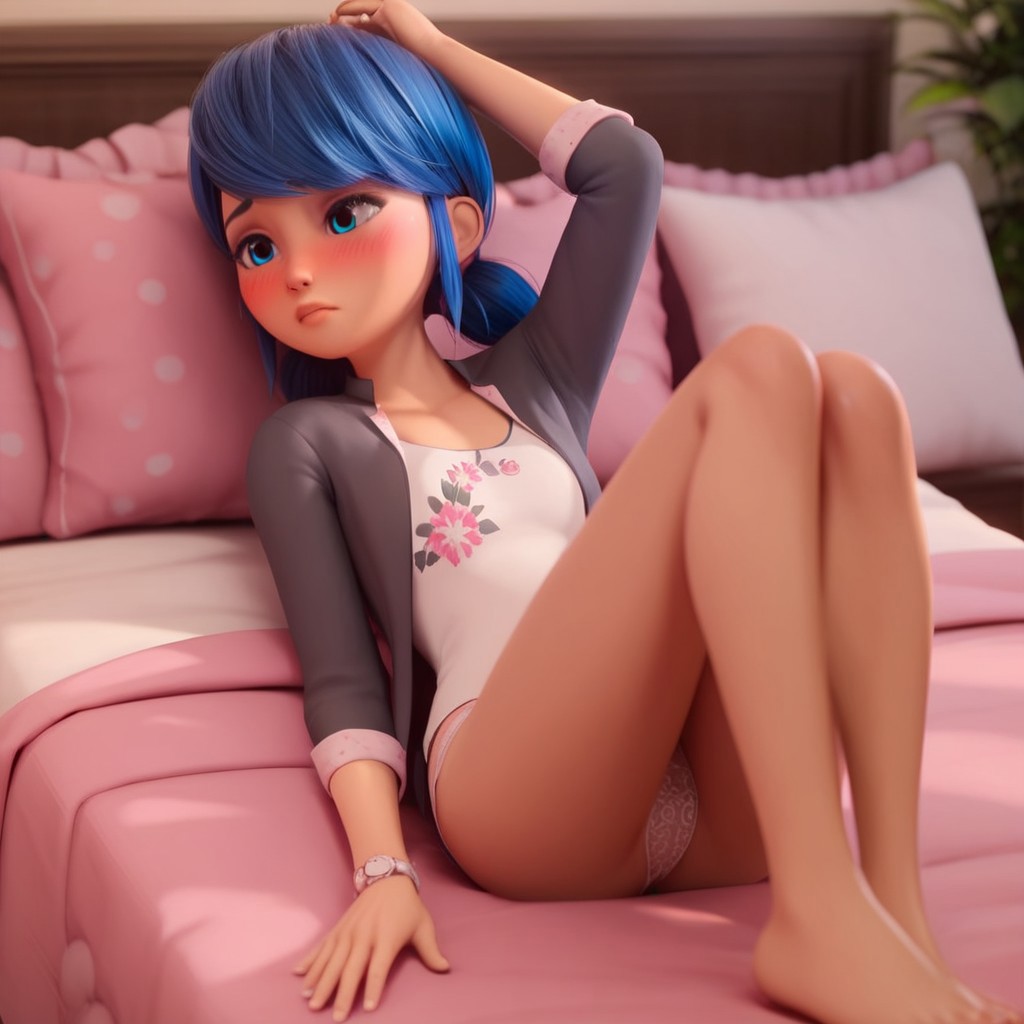 1girls, ai generated, female, female only, ladybug (character), marinette cheng, marinette dupain-cheng, miraculous ladybug, solo, tagme