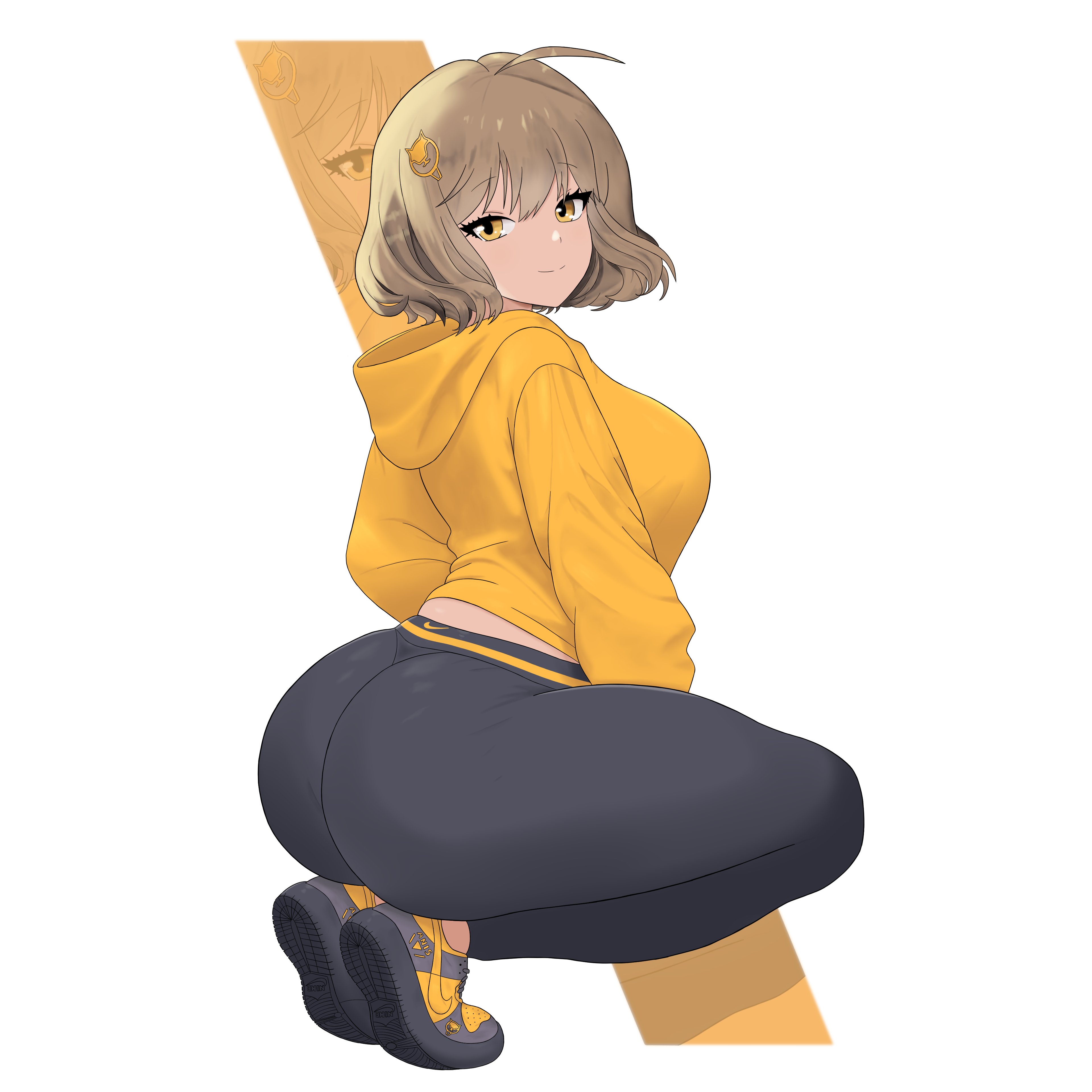 anis (nikke), ass, big ass, big breasts, breasts, bubble ass, bubble butt, female, goddess of victory: nikke, huge ass, huge breasts, mrresistance, thick thighs, wide hips