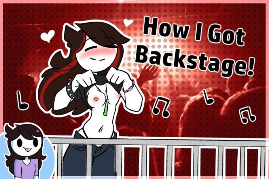 accurate art style, blush, breasts, breasts out, brown hair, female, hair highlights, heart, jaiden, jaiden animations, jaidenanimations, jeans, jonathanpt, shirt lift, smile, smiling, tagme, thumbnail, youtube, youtuber