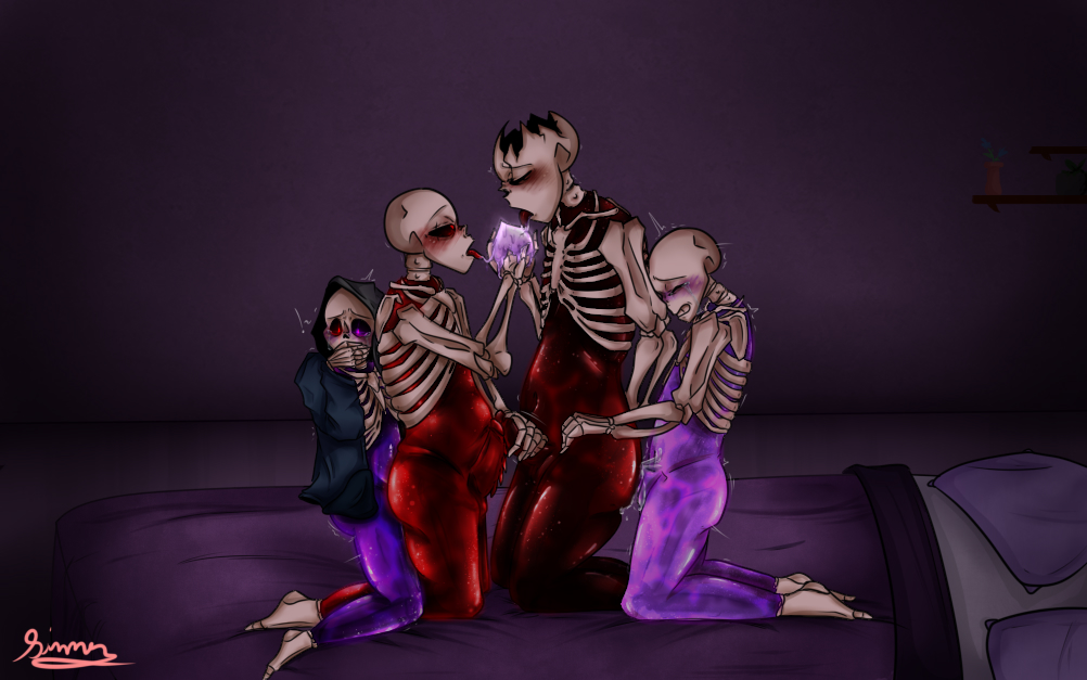 alternate_universe animated_skeleton artist_signature cum_in_ass dust_sans dusttale ectobody ectopenis fan_character foursome gay horror_sans horrortale jerkingoff_another killer_sans killertale mlm murder_sans sans sans_au sanscest self_upload sinner0w0 size_difference skeleton soul_sex underfell underfell_sans undertale undertale_au yaoi