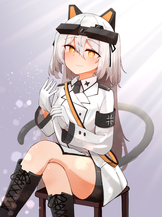 catgirl gray_hair leopard_2a7v not_porn patreon reta tagme war_thunder