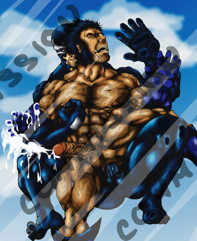 2boys ejaculation_while_penetrated erect_while_penetrated human james_howlett ktastrofe male male_only male_penetrated marvel mature mature_male multiple_males spider-man_(series) straight_hair tagme venom_(marvel) wolverine_(x-men) x-men yaoi