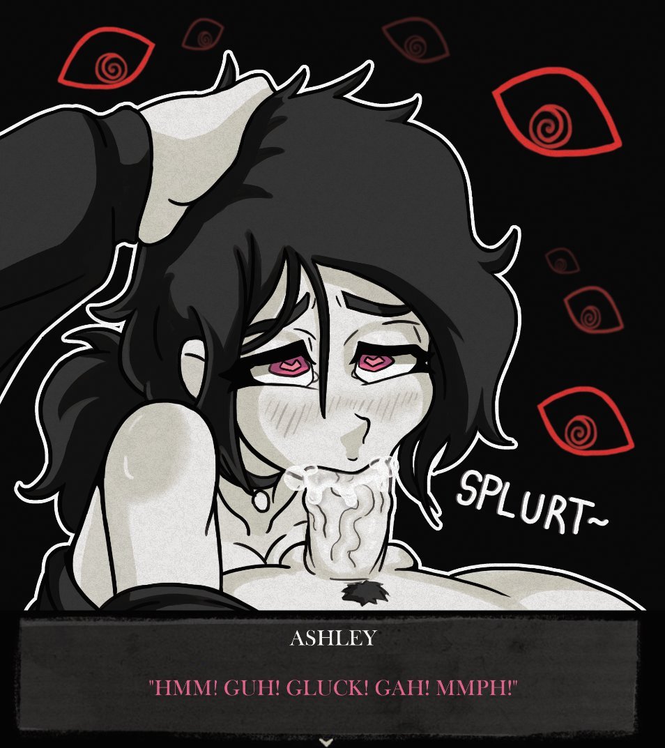 1boy, 1girls, 2d, andrew graves, ashley graves, black hair, blowjob, blush, breasts, brother and sister, choker, clothed, comic, couch, cum, cum in mouth, dialogue, ejaculation, english text, fellatio, female, goneawful, hand on head, heart-shaped pupils, incest, male, oral, orgasm, panties, pants down, penis, pink eyes, ponytail, pubic hair, shirt down, siblings, straight, the coffin of andy and leyley