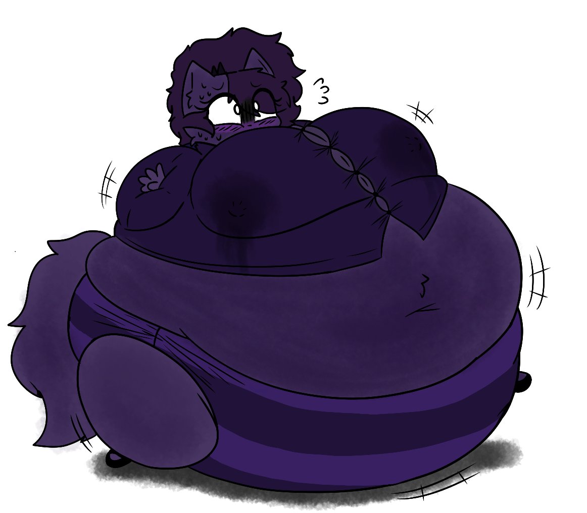 afemaleclone big_breasts blueberry_inflation breasts female furry huge_breasts inflation spherical_inflation tagme thick_thighs wide_hips