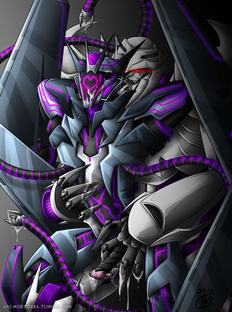 2boys cum heart_symbol male male_only megatron robot soundwave tentacle transformers transformers_prime yaoi