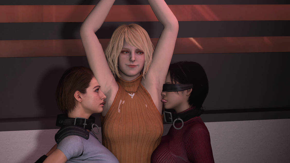 3d, 3d (artwork), 3girls, ada wong, armpit fetish, armpit licking, armpit sniffing, armpits, ashley graham, assertive female, female, female only, femdom, jill valentine, lesbian domination, miniskirt, resident evil, resident evil 2, resident evil 3, resident evil 3 remake, sexy, sexy armpits, smell, smelly, smelly armpits, source filmmaker, sweaty armpits, worship, yellowluxaresfm, yuri