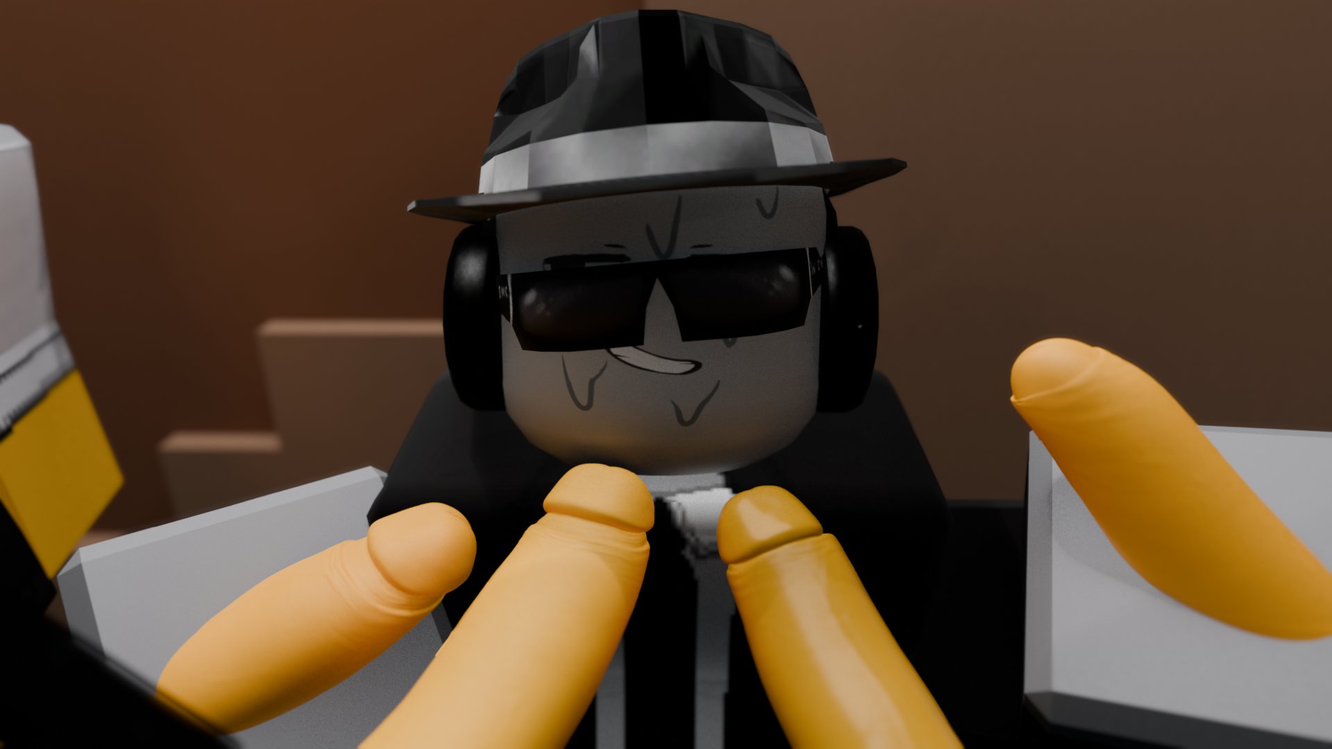 bitelock, chance (forsaken), double handjob, forsaken (roblox), gay, male, penis, roblox, roblox game, robloxian, tagme, unfinished, wip, work in progress