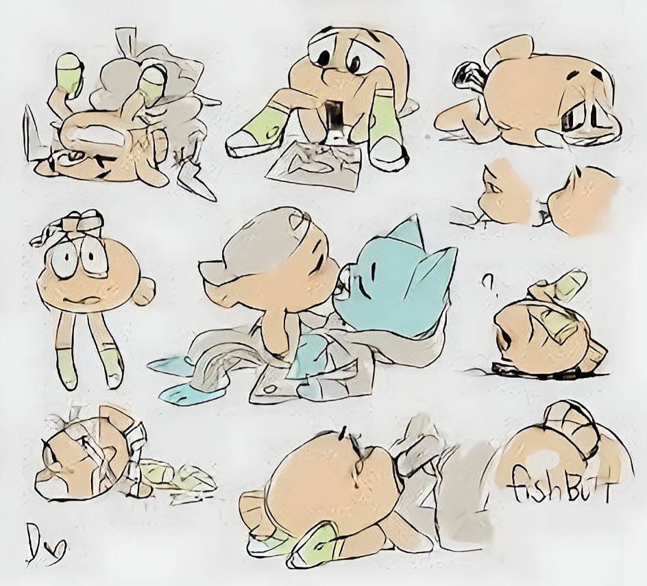 cartoon_network darwin_watterson fish orange_body sex tagme the_amazing_world_of_gumball white_background