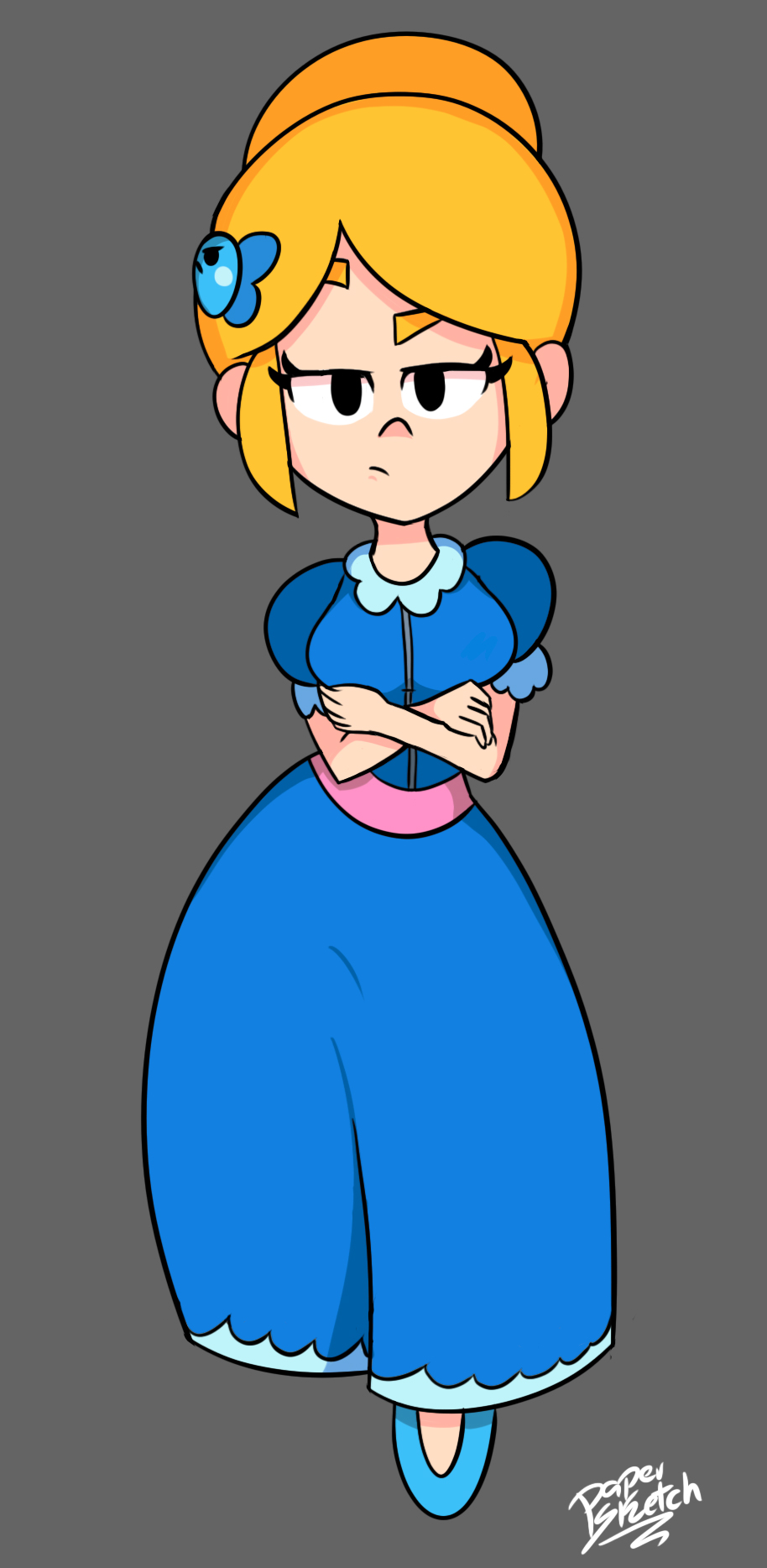 angry blonde_hair brawl_stars clothed dress luna_hombre piper_(brawl_stars)