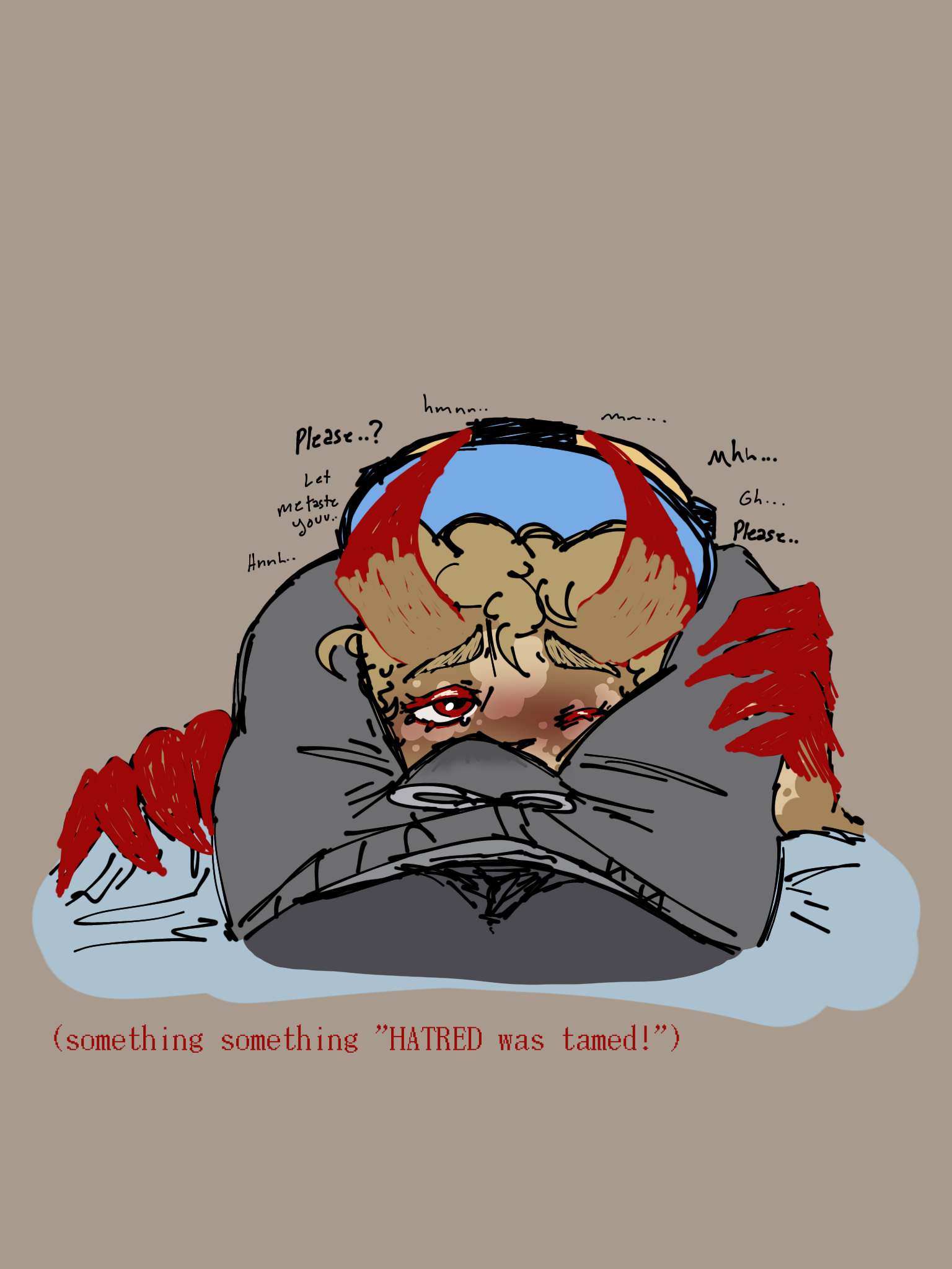 anonymous character, anonymous male, asking for sex, begging, begging for oral, block tales, builderman, bulge under clothes, cock nuzzling, cock worship, desperate, desperate for sex, desperation, english text, gay, grabbing thigh, gripping sheets, hatred (block tales), luvrrbee, male, male only, needy, penis, roblox, roblox game, robloxian, self upload, tagme, text, y/n