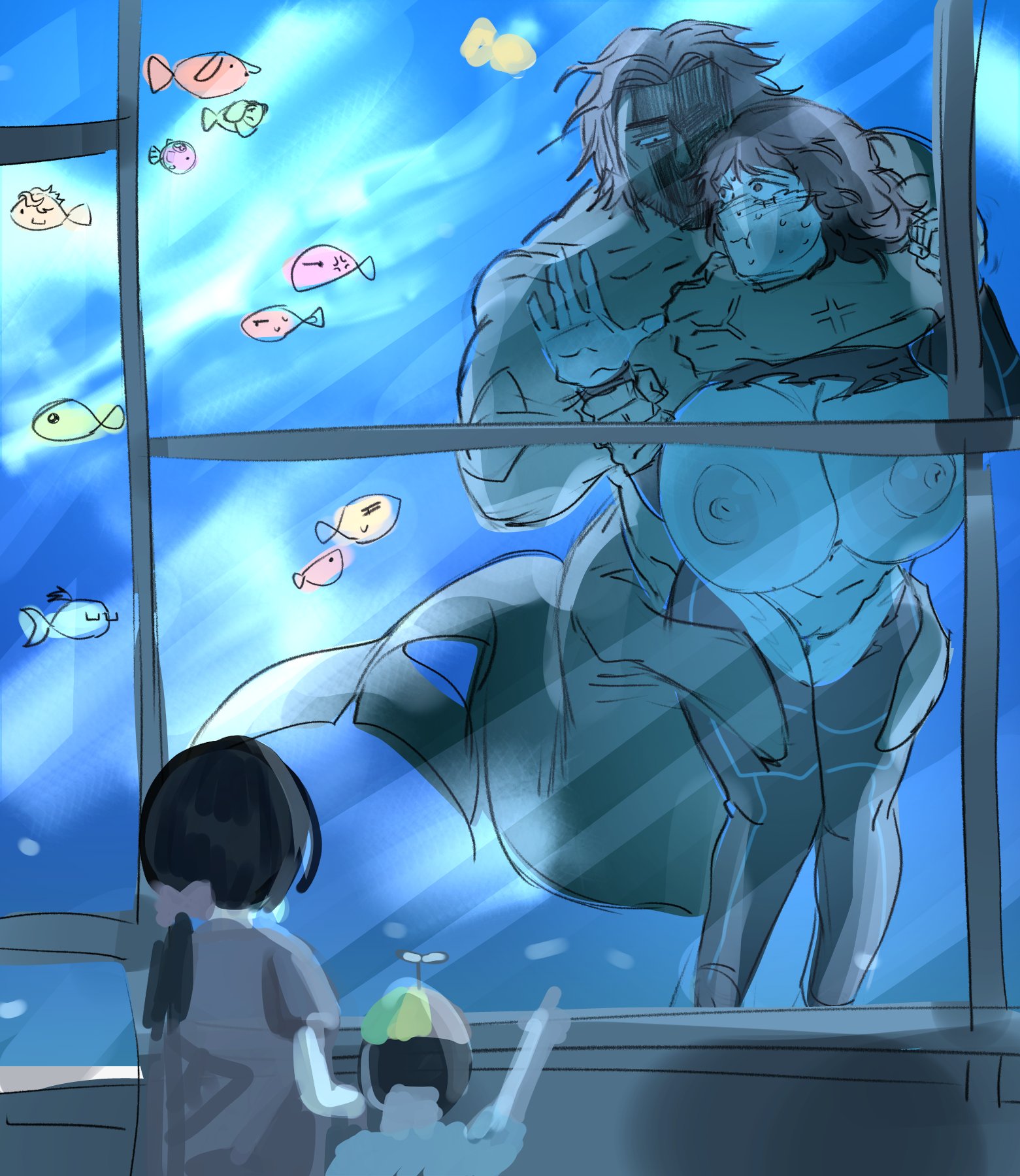 anya (mouthwashing), big breasts, breasts, breasts on glass, canon rape victim, child, dominant male, dubious consent, exposed breasts, femsub, hands on glass, headlock, holding breath, huge breasts, jimmy (mouthwashing), large breasts, male/female, maledom, meorichitmech, mother, mother and child, mouthwashing, nipple dip, pointing, public exposure, public indecency, puffy nipples, pussy, rape, shaded, shaded face, shaved pussy, submissive female, tagme, torn clothes, underwater, young