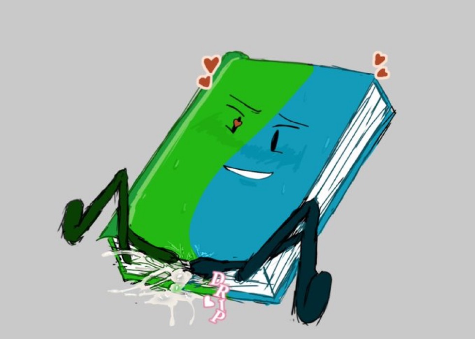 battle for dream island, book, book (bfdi), cum, cum in pussy, heart eyes, object shows, tagme