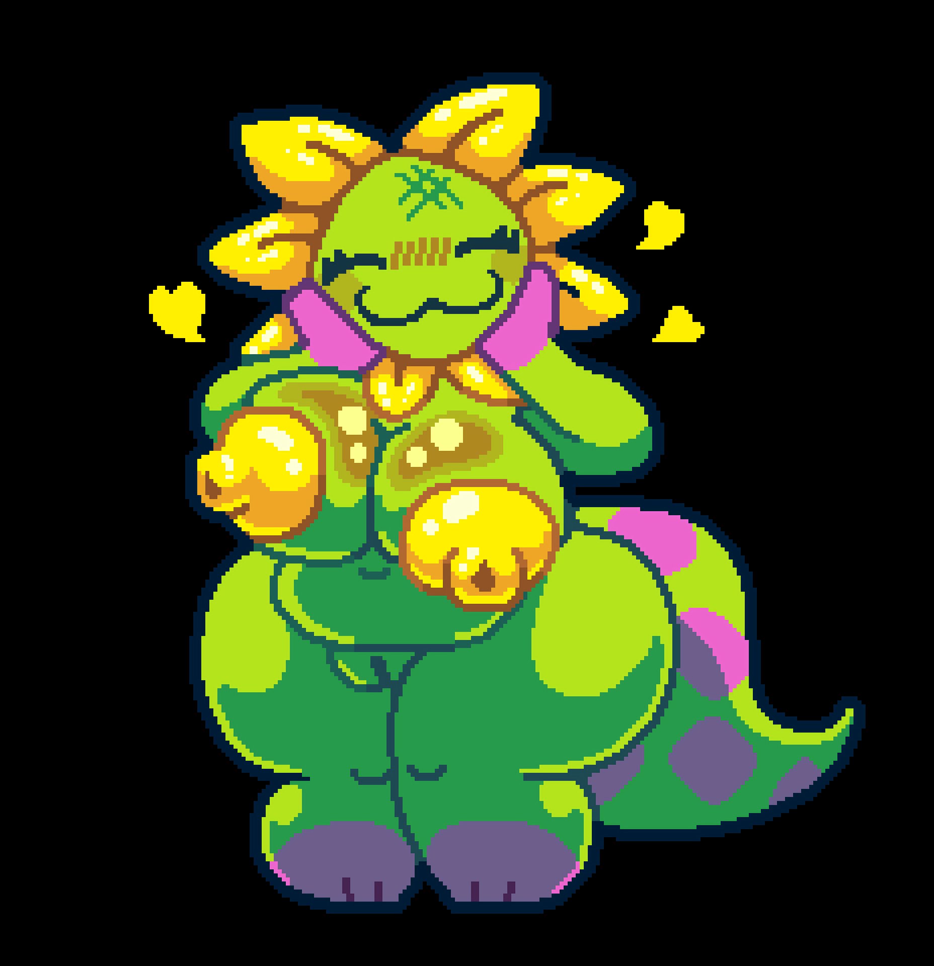 big breasts, bloquedepaja, breasts, deltarune, fat, floradinn, nsfw, pixel (artwork), pixel art, uncensored