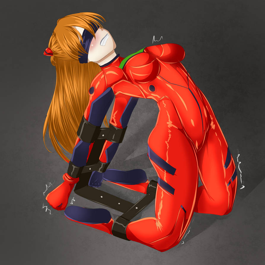 2d 2d_(artwork) arms_behind_back asuka_langley_sohryu bdsm_gear blindfold blindfolded blindfolded_female bondage bondage bondage_gear bondage_mittens bound captured device_bondage female female_focus female_only femsub kenichillustrated neon_genesis_evangelion restrained solo solo_female solo_focus squirming struggling uncomfortable uncomfortable_bondage