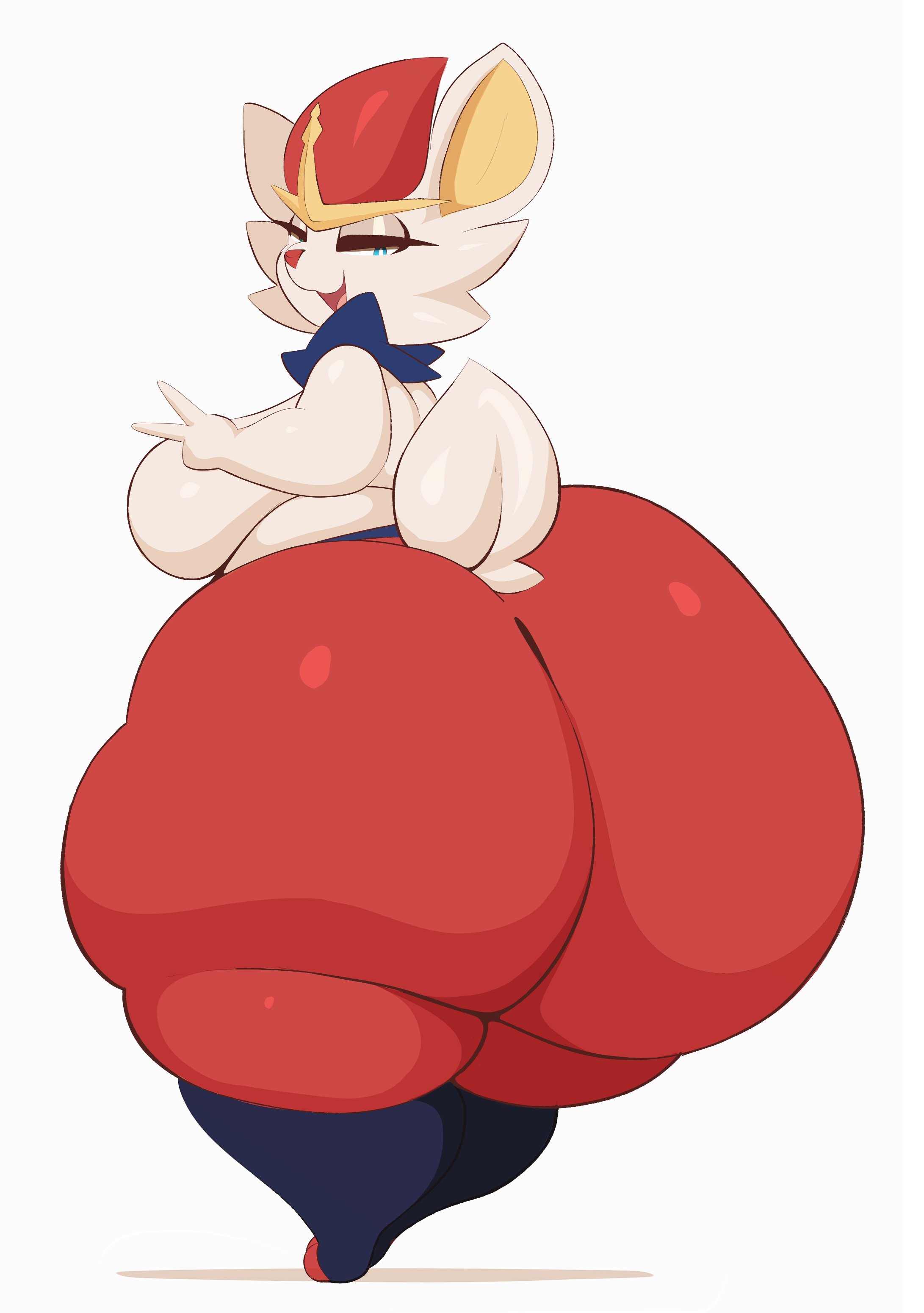 1girls, anthro, anthro only, arizonathevixen, ass, ass focus, big ass, big breasts, big thighs, breasts, bubble ass, bubble butt, chubby, chubby anthro, chubby female, cinderace, female, female only, furry, furry only, huge ass, huge breasts, massive ass, no humans, no visible genitalia, no visible nipples, peace sign, pokemon, pokemon (species), rear view, solo, solo female, thick thighs, video game, video game character, video games, white body, white fur, white sclera, white skin, wide hips