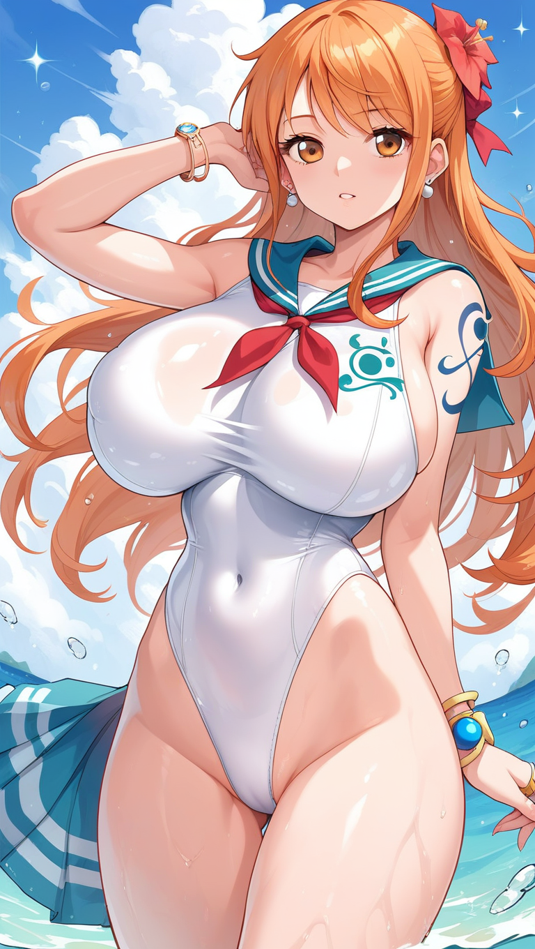 ai_generated female female_only mabos nami_(one_piece) one_piece