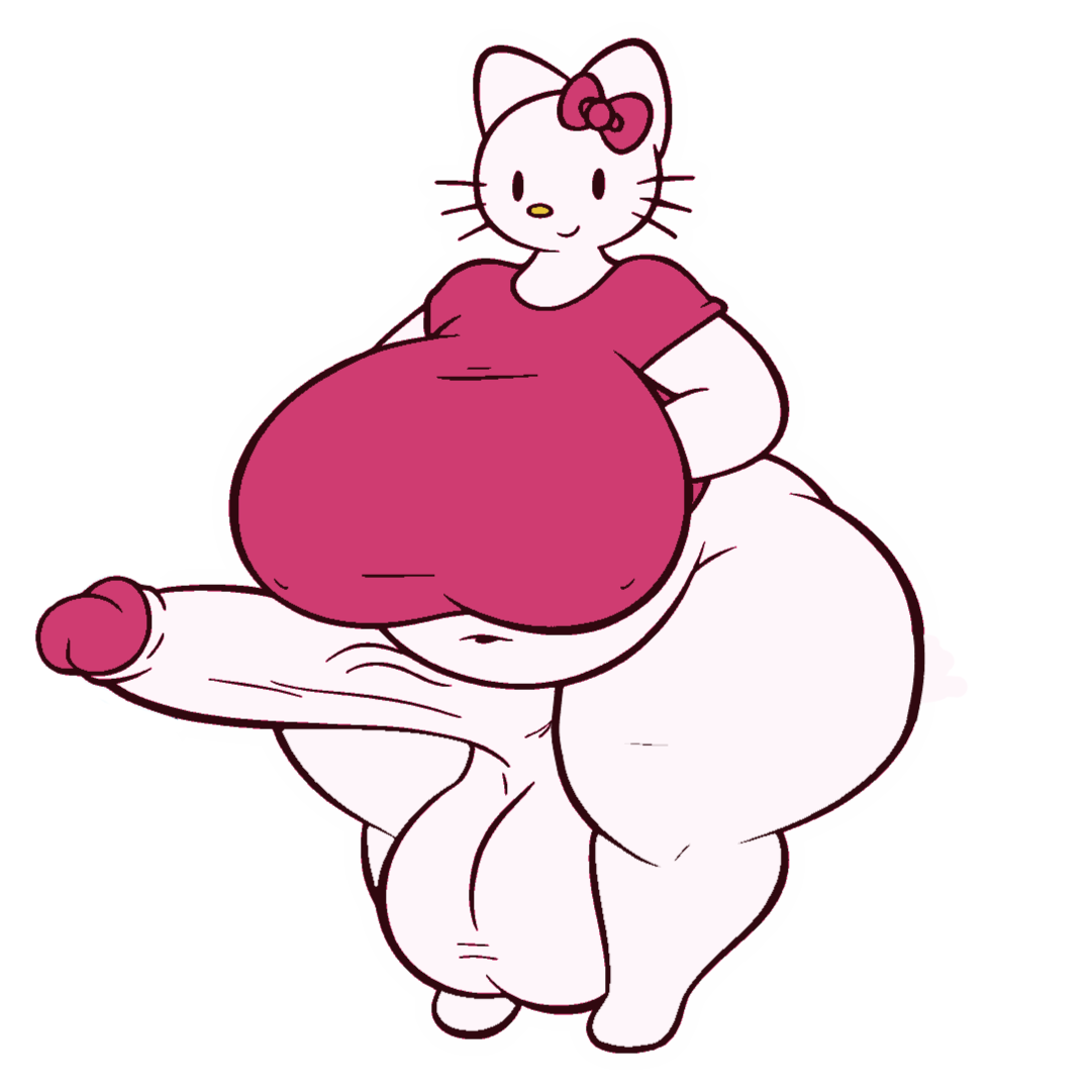 1futa anthro bbw breasts_bigger_than_head chubby chubby_futanari deadsector edit edited fat fat_ass furry_futa furry_futanari futa_only futanari hello_kitty hello_kitty_(character) hello_kitty_(series) hyper ineffective_clothing kitty_white sanrio