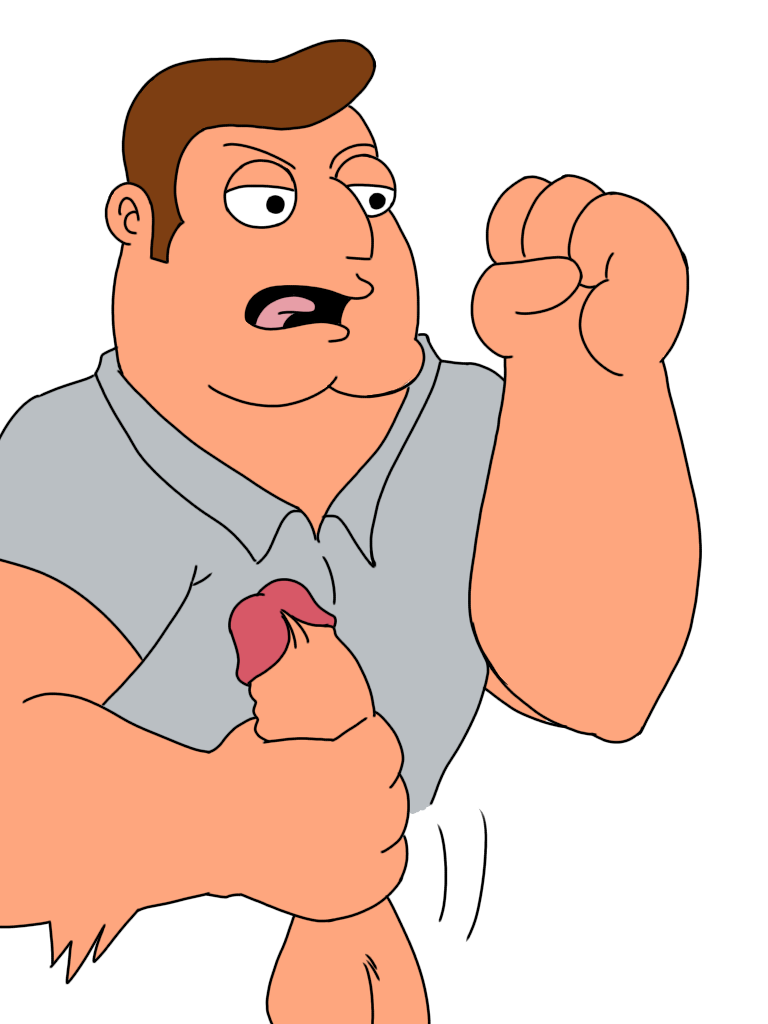 1boy bluebowporn drawfag drawthread_request erection family_guy half-dressed handjob holding_penis joe_swanson male male_focus male_only masturbation motion_lines mouth_open muscles penis retracted_foreskin solo_male speed_lines stroking_cock toony