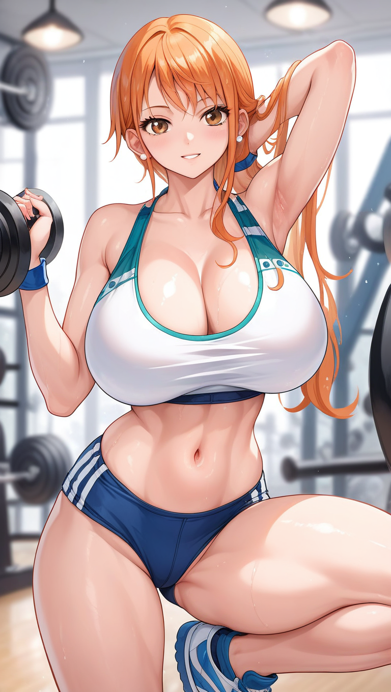 ai_generated female female_only mabos nami_(one_piece) one_piece