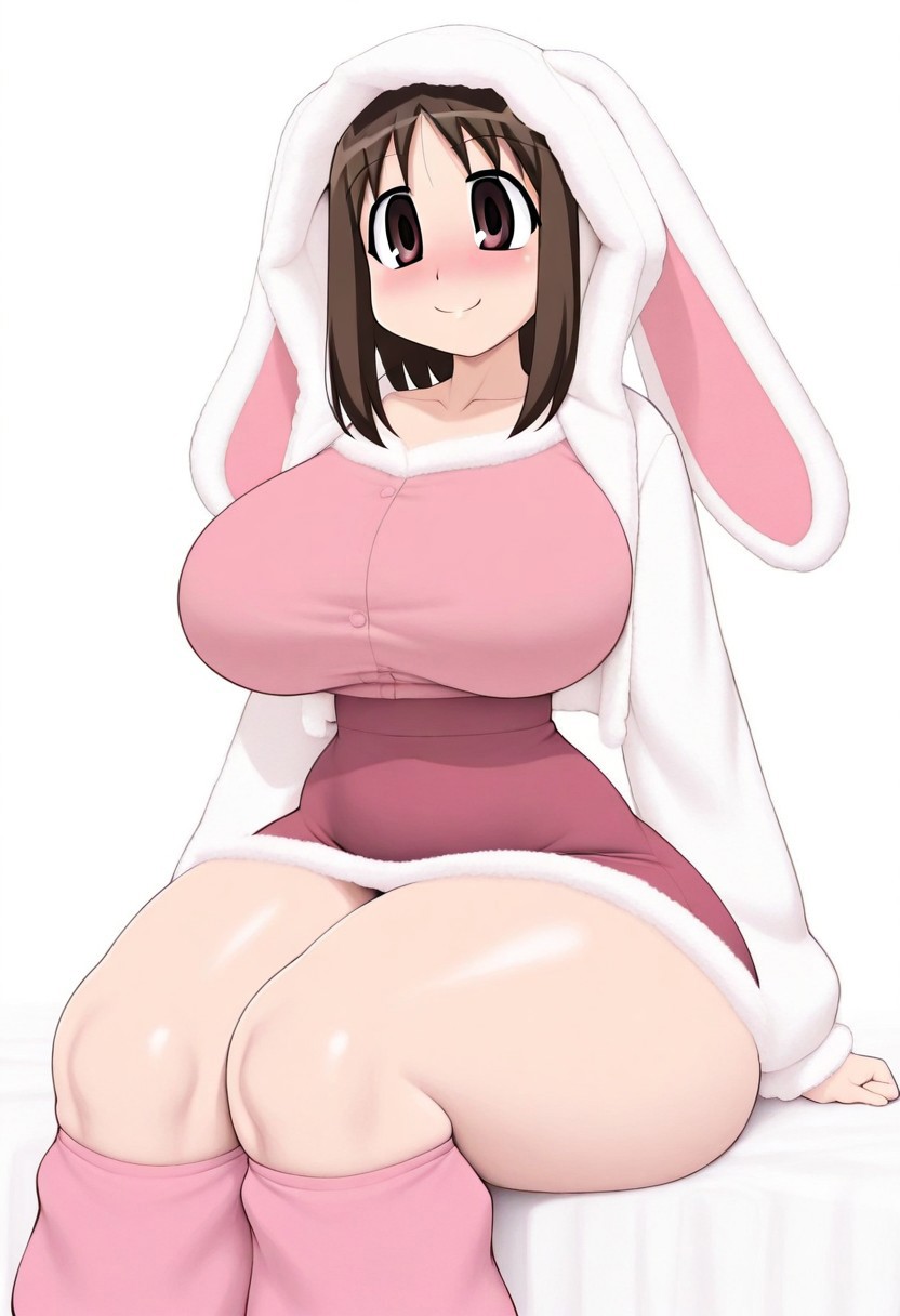 2025, ai generated, bigtub7775, brown hair, female, osaka ayumu kasuga, solo, solo female, tagme