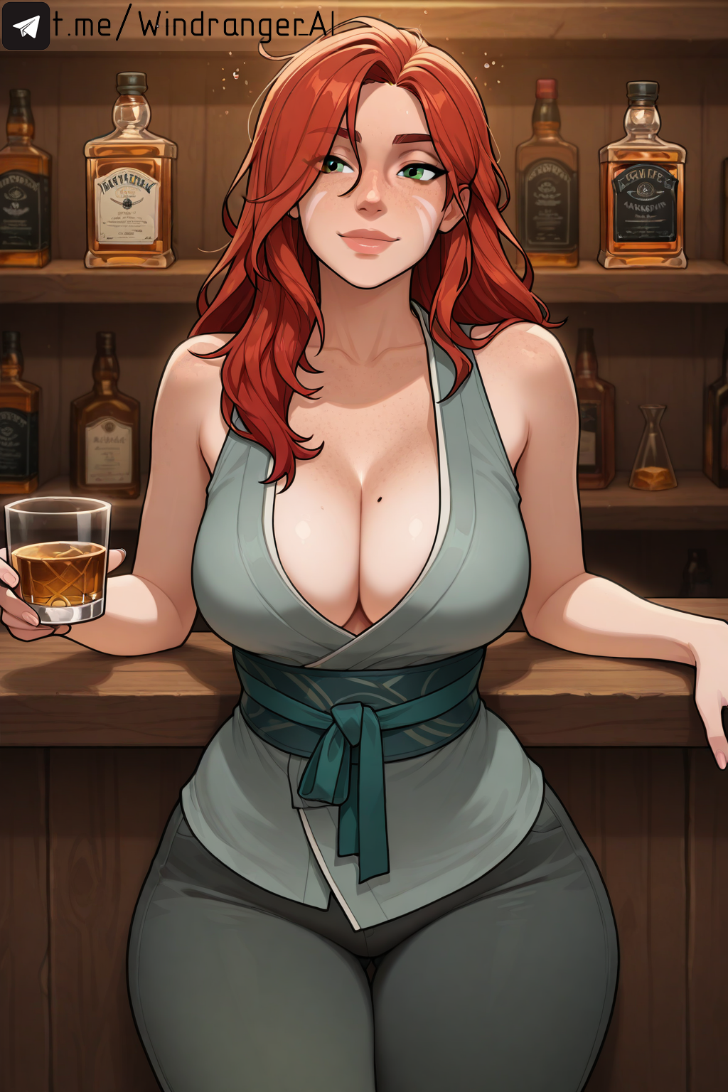 ai_generated big_breasts dota dota_2 futanari intersex windranger windrangerai