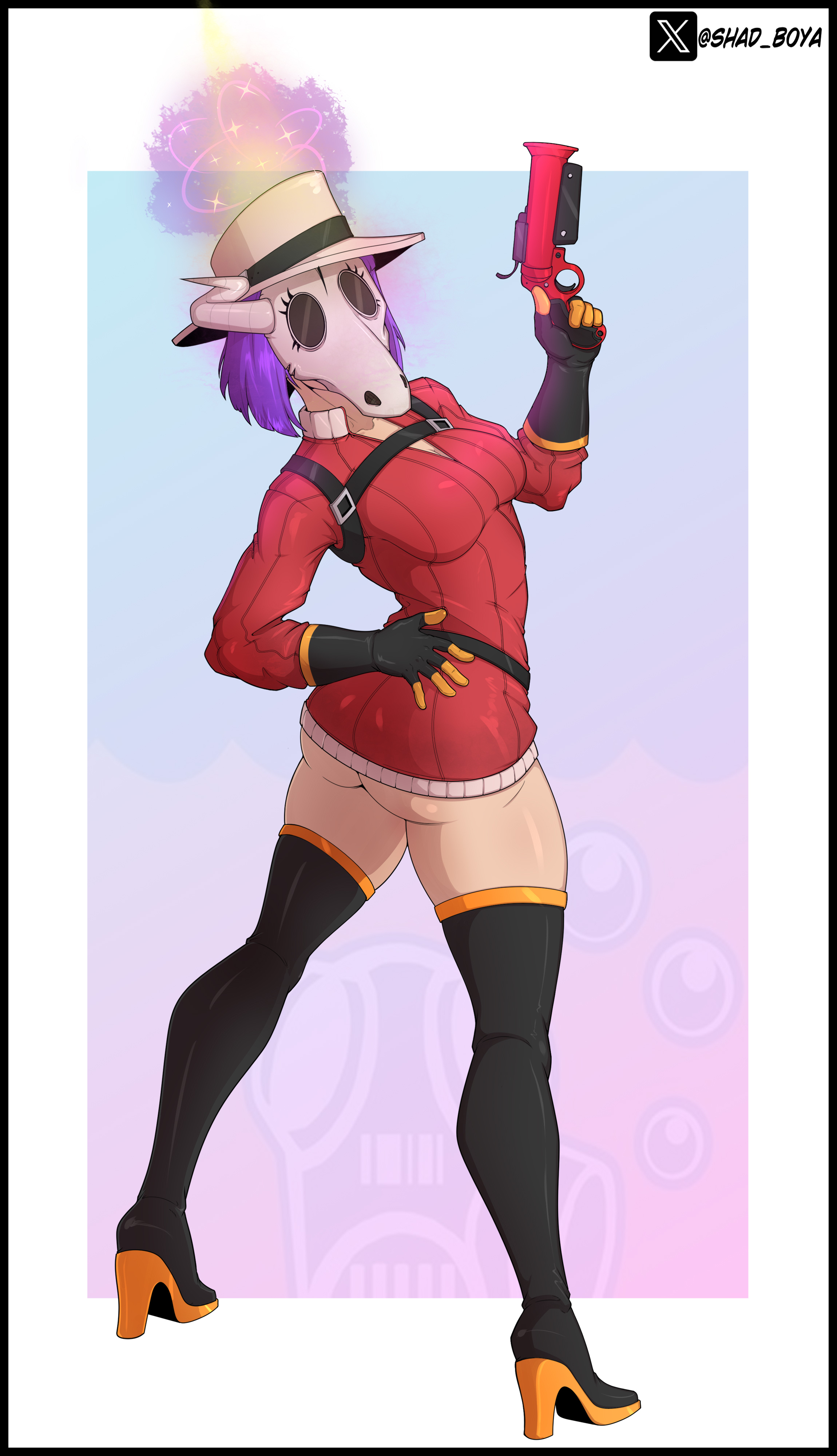 1girls, ass, ass up, big ass, black boots, boots, bubble ass, bubble butt, cheeks, commission, fat ass, female, fempyro, gloves, high heel boots, huge ass, huge butt, huge thighs, shadboya, solo, team fortress 2, thick ass, thick legs, thick thighs, thigh boots, thunder thighs, thunderthighs, wide hips, wide thighs