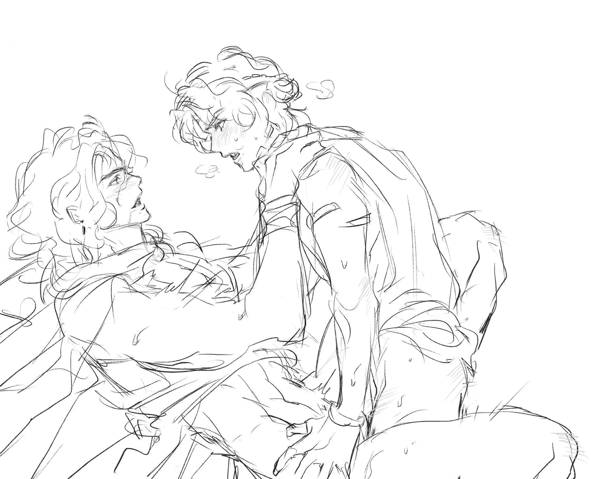 2boys, antinous, antinous (epic the musical), epic the musical, gay, male, male focus, male only, male/male, panting, small top big bottom, telemachus, telemachus (epic the musical), yaoi