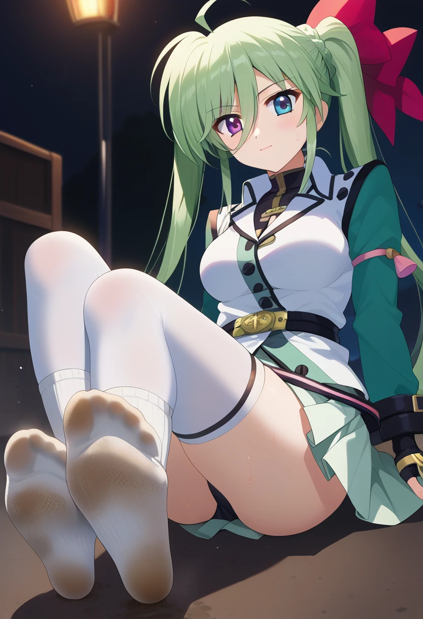 ai_generated dirty_socks dirty_soles einhart_stratos feet feet_focus foot_fetish heterochromia mahou_shoujo_lyrical_nanoha mahou_shoujo_lyrical_nanoha_strikers socks soles toes