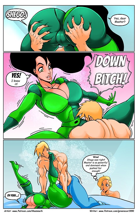 1boy 2girls abs adrena_lynn athletic big_breasts big_butt black_hair blonde_hair breasts bust busty cleavage clothed clothed_female color colored comic dialogue disney disney_channel english english_text female henrik-drake hhammerh high_heel_boots high_heels hourglass_figure huge_breasts kim_possible large_ass large_breasts light-skinned_female light_skin lips lipstick long_hair mature mature_female mature_woman multiple_girls reluctant_master ron_stoppable rsahnp shego short_hair speech_bubble text thief voluptuous