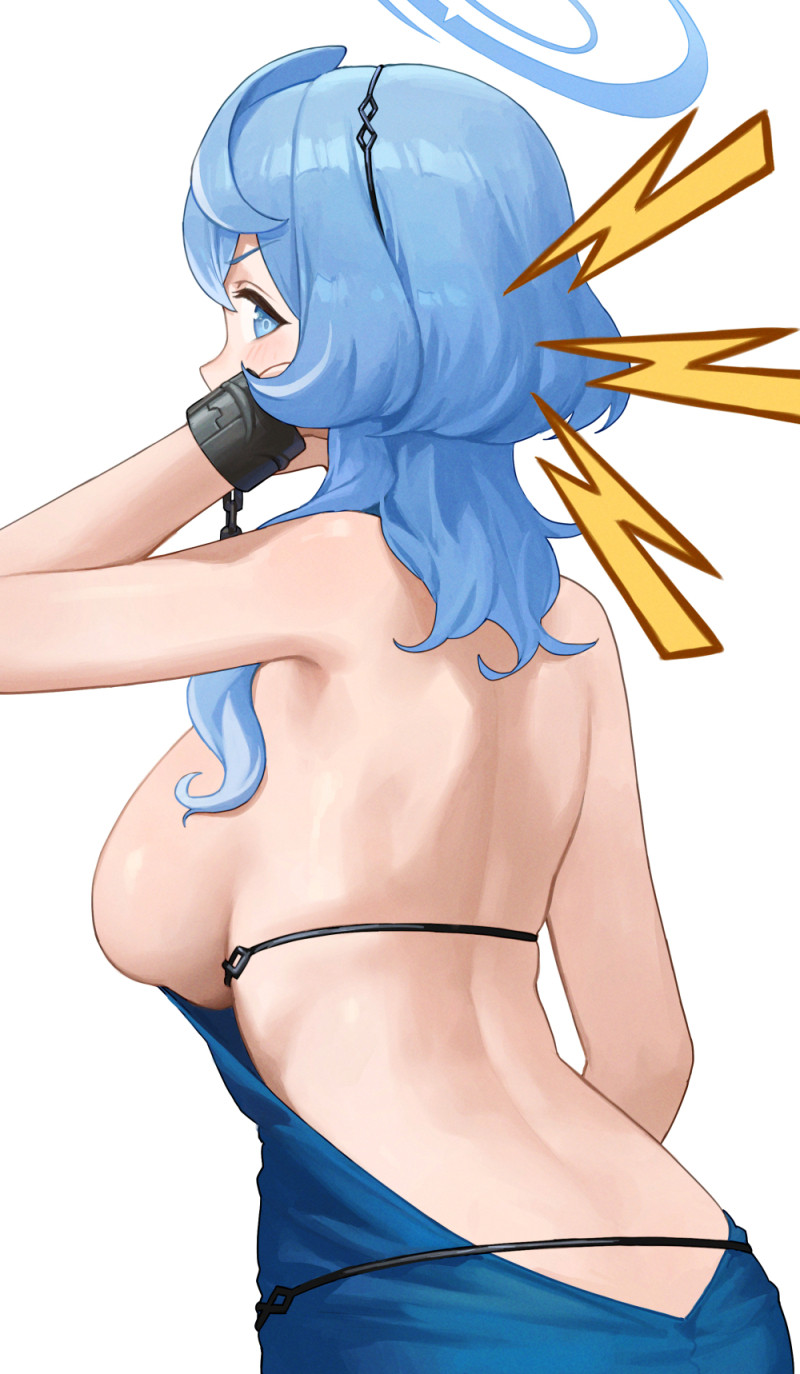 1girls ako_(blue_archive) armpits back back_boob bare_armpits bare_arms bare_back bare_chest bare_shoulders bare_skin blue_archive blue_eyebrows blue_eyes blue_eyes_female blue_hair blue_hair_female breasts bust_cup busty busty_female busty_girl busty_teen curvaceous curvaceous_body curvaceous_female curvaceous_figure curvaceous_hips curvaceous_teen curvy curvy_body curvy_female curvy_figure curvy_hips curvy_teen dot_nose exposed_armpits exposed_arms exposed_back exposed_chest exposed_shoulders exposed_skin fair_skin female female_focus female_only halo high_resolution high_school_student highres large_breasts lean_body lean_figure light-skined_female light-skinned light-skinned_female light_skin light_skin_female light_skinned light_skinned_female long_hair looking_at_viewer looking_back looking_back_at_viewer narrow_waist nhaliz red_halo school_girl shoulders sideboob simple_background slender_body slender_waist slim_girl slim_waist smooth_skin solo standing teen_girl teenage_girl teenager thin_waist underboob upper_body wavy_hair white_background young_female young_woman