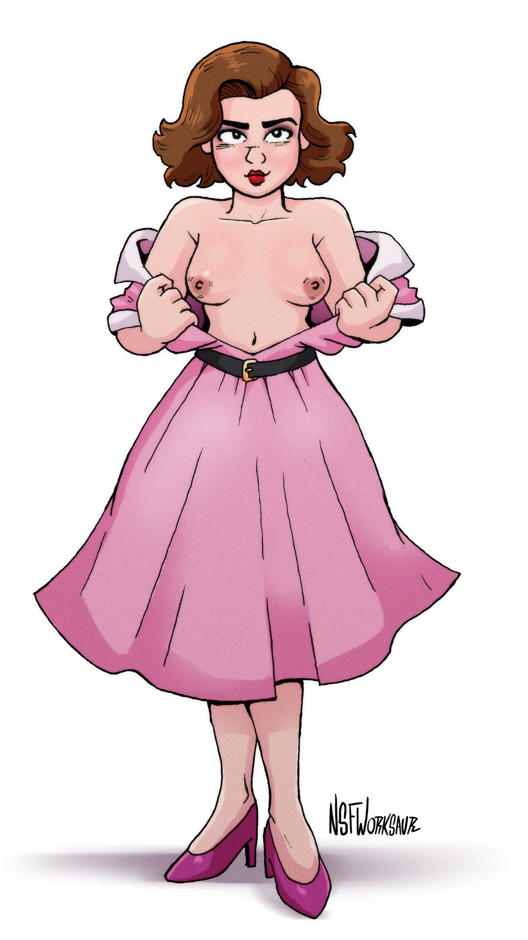 Naked women of the 1950's