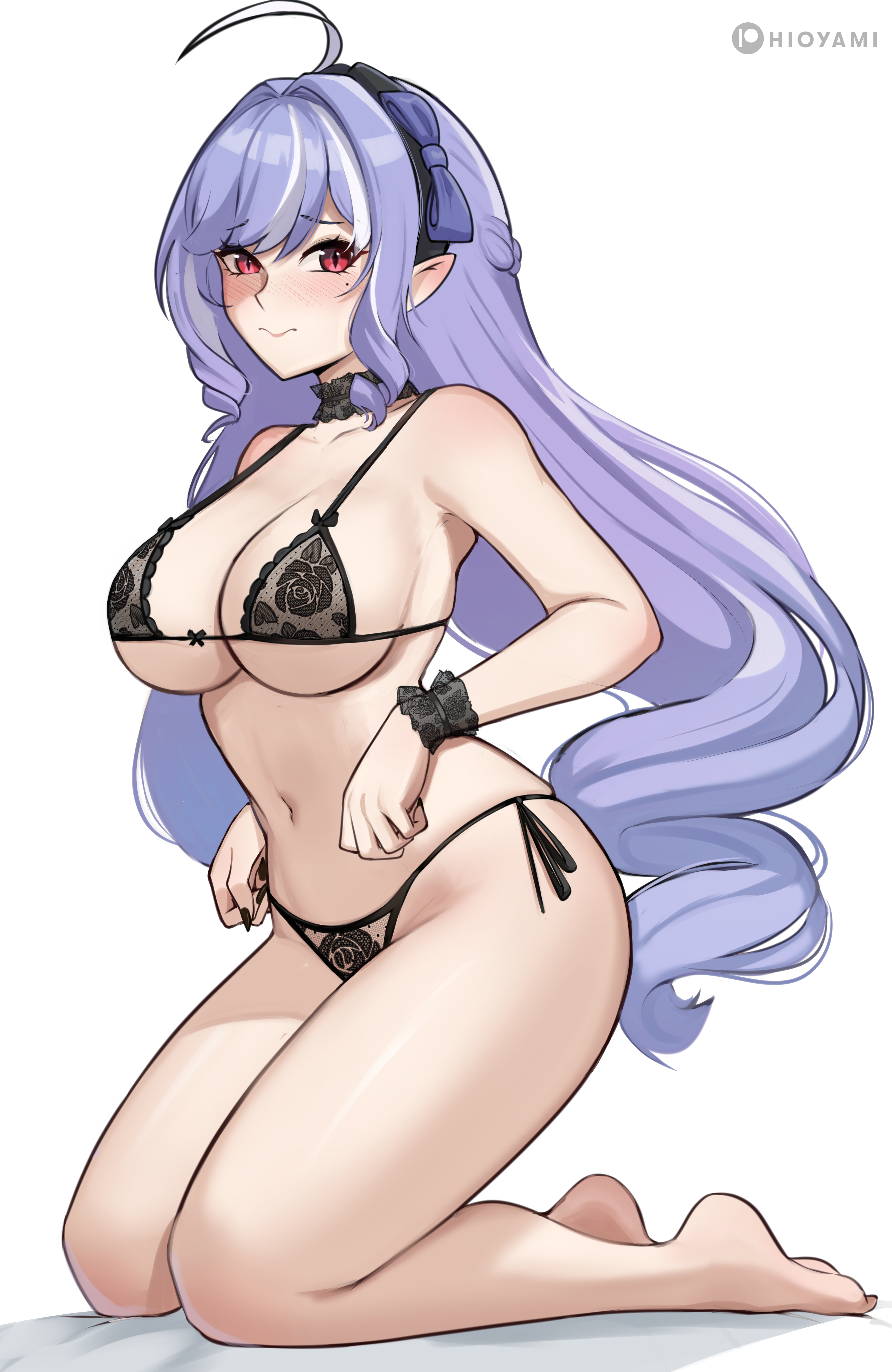 big breasts, breasts, curvaceous, curvy, curvy female, female, female focus, hioyami, huge breasts, large breasts, light skin, light-skinned female, slim waist, solo female, thick thighs, thighs, vivian banshee, zenless zone zero