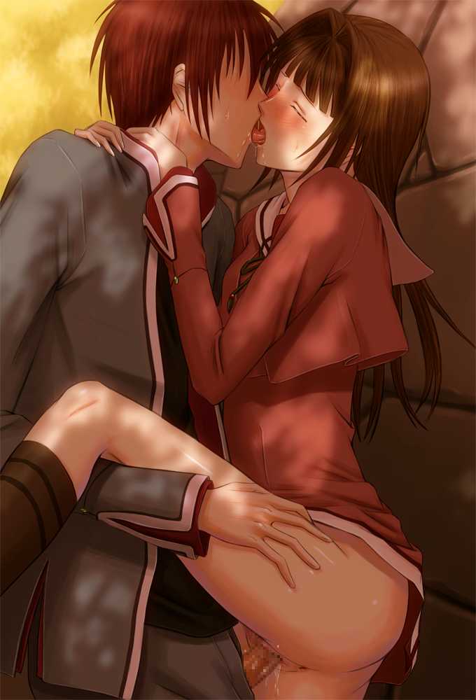 1boy, 1boy1girl, 1boys, 1female1male, 1girls, 1male1female, anime, anime character, anime girl, anus, anus visible, anus visible without spreading, ass, bangs, bare ass, bare butt, bare buttocks, bare hips, bare knees, bare thighs, black eyelashes, blurred background, blurry background, blush, blush face, blushed face, blushed under eyes, blushing face, blushing female, blushing male, body fluids, bonnie (rsg), boyfriend, boyfriend-girlfriend, breast covered, breasts, breasts covered, brown hair, brown hair female, brown socks, brown-haired female, burgundy clothes, burgundy clothing, burgundy school uniform, butt sweat, buttocks, censored, censored genitalia, censored penis, censored pussy, censored vagina, closed eyes, clothed, clothed male, clothed male partially nude female, clothed sex, clothes lift, clothing lift, couple, couple (romantic), couple love, couple sex, covered breast, covered breasts, cute, cute expression, cute face, cute female, day, daytime, dick inside pussy, dick inside vagina, drooling, drooling mouth, ear, ear visible through hair, embarrassed female, erected, erected penis, erection, excited, excited expression, excited face, excited female, excited male, exposed ass, exposed butt, exposed buttocks, exposed hips, exposed knees, exposed legs, exposed thighs, eyebrows, eyelashes, eyes close, female, female focus, fingers, flush, flushed, flushed expression, flushed face, french kiss, french kissing, furrowed brow, furrowed brows, furrowed eyebrows, girl focus, girlfriend, glare, glare (lighting), half naked, half naked female, half nude, half nude female, hand on neck, hand on thigh, hands on neck, hetero, heterosexual, heterosexual female, heterosexual sex, hiiro no kakera, hips, hugging while kissing, innocent, innocent expression, japanese female, japanese girl, japanese school uniform, kasuga tamaki, kissing, kissing tongue, kissing while hugging, kissing while penetrated, kissing while penetrating, knee high socks, knee highs, knee sock, kneehighs, knees, kneesocks, leg up, leg up sex, lifted clothing, lifted school uniform, lips, little breasts, long hair, long hair female, long sleeves, loose hair, loose hair strand, love, love making, loving, loving aura, loving couple, loving sex, male, male clothed, mosaic censoring, mouth opened, naked ass, naked butt, naked legs, no eyes, no panties, nose, nude ass, nude legs, on wall, one male, onizaki takuma, open mouth, open mouth kiss, open mouth tongue kiss, opened mouth, outdoor sex, outdoors, outdoors sex, outside, outside sex, parted bangs, partially clothed, partially clothed female, passionate, passionate couple, passionate kiss, passionate sex, passive female, penis, penis in pussy, penis inside pussy, penis inside vagina, penis juice, penis on vagina, pleasure sex, pussy, pussy juice, pussy juice drip, pussy juice dripping, pussy sex, pussy visible, raised eyebrows, red hair, red head, redhead male, romantic, romantic ambiance, romantic couple, romantic sex, saliva, saliva drip, saliva dripping, saliva on chin, saliva on lips, saliva on tongue, saliva trail, salivating, salivation, school uniform, schoolboy, schoolboy uniform, schoolgirl, sex on wall, sexy, sexy butt, sexy female, sexy girl, sexy pose, sexy thighs, shiny ass, shiny body, shiny butt, shiny clothes, shiny clothing, shiny hair, shiny legs, shiny pussy, shiny skin, shiny thighs, short hair, short hair male, side bangs, side hair, side view, skinny, skinny ass, skinny female, skinny thighs, small anus, small breast, small breasts, small eyes, small mouth, small tits, sock, standing, standing missionary, standing missionary position, standing on one leg, standing position, standing sex, straight, straight bangs, straight hair, straight hair female, sweat, sweat on face, sweatdrop, sweaty ass, sweaty body, sweaty face, sweaty female, sweaty girl, sweaty thighs, teenage female, teenage male, teenager, teenager boy, teenager on teenager, thighs, thin eyebrows, thin fingers, tilted head, tits covered, tongue, tongue kiss, tongue kissing, tongue on tongue, tongue out, tongues, tongues out, tongues tied together, vagina visible, vaginal fluids, vaginal juice, vaginal juice drip, vaginal juices, vaginal penetration, vaginal sex, vanilla, vanilla sex, visible butt, vulva, waist, warm light, warm lighting, wet penis, without panties, young, young boy, young female, young girl, young male