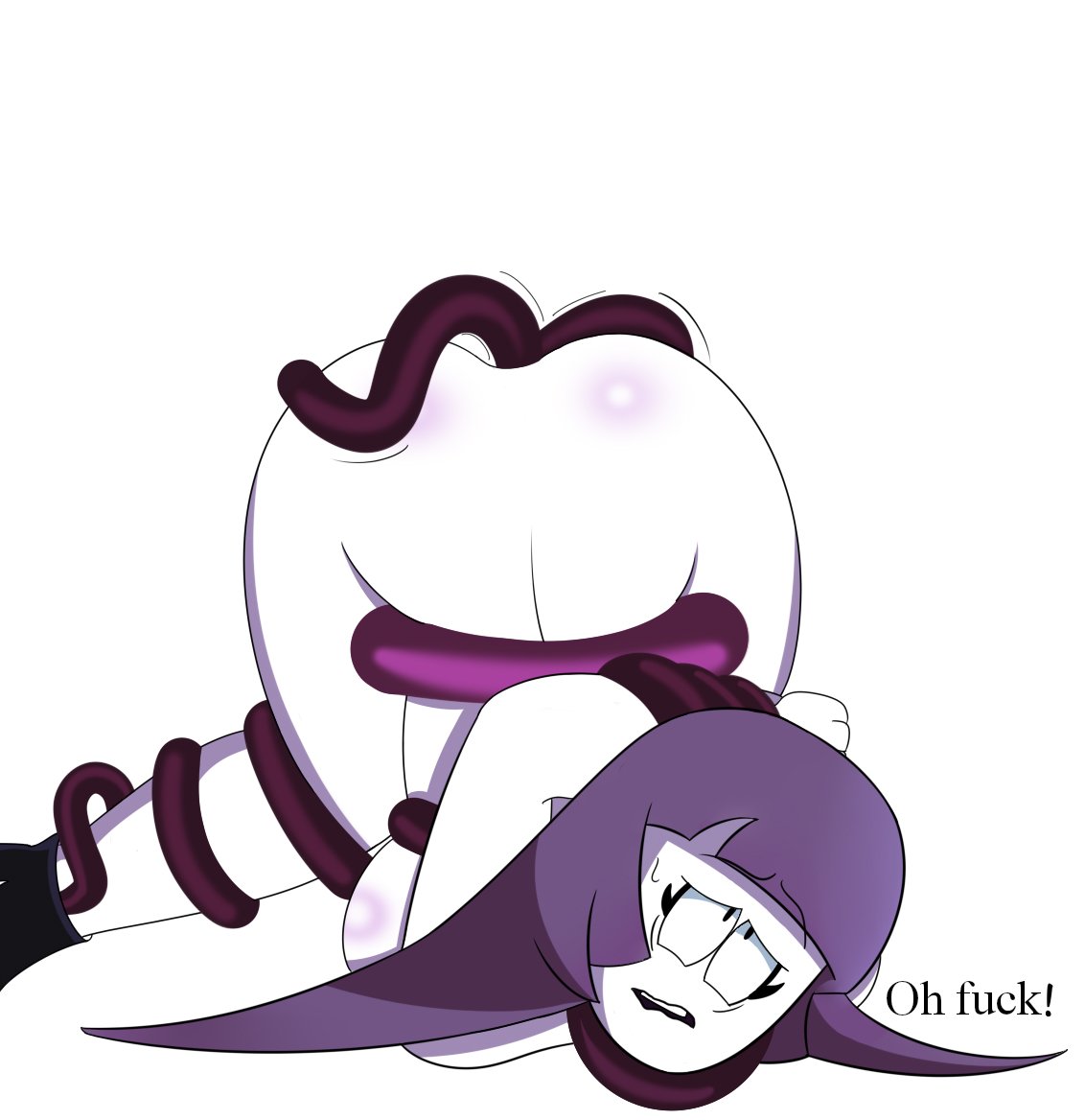 doggy_style female lila_(spooky_month) milf mother pale-skinned_female pale_skin purple_hair reypan spooky_month sr_pelo tagme tentacle tentacles text white_background white_skin