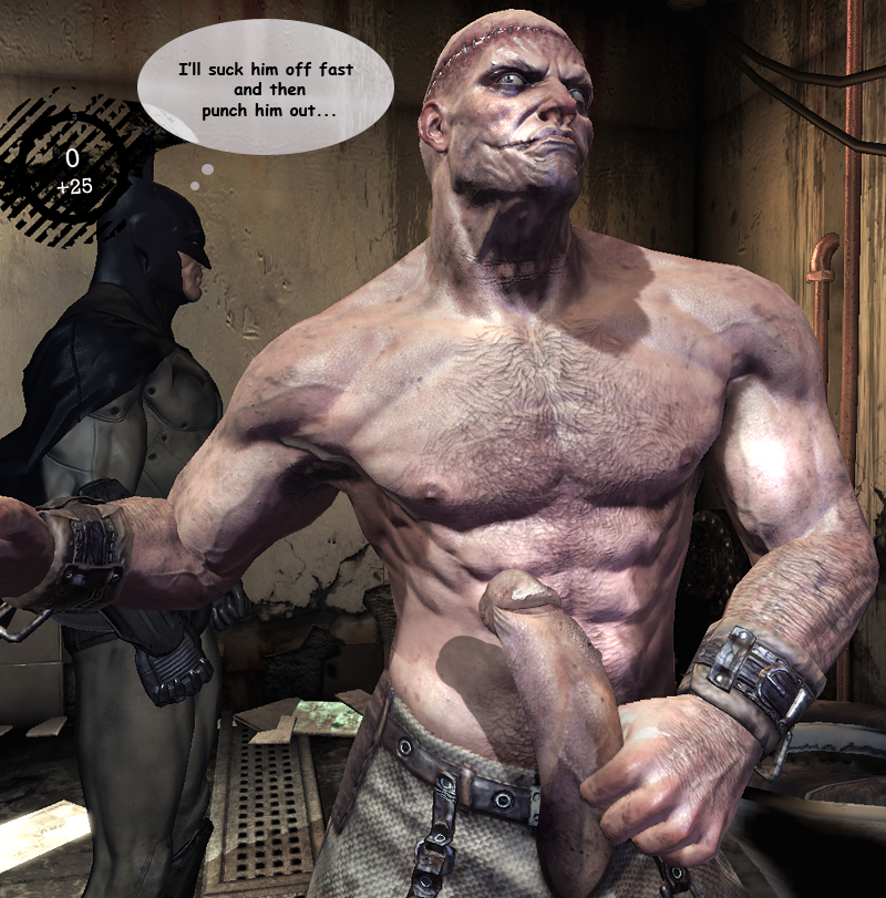 2boys 3d abs bald batman batman:_arkham_asylum batman_(series) cape chest_hair cock_hungry copper_pipes cowl dc_comics english_text erect_nipples erection facial_scar garry's_mod gay gninrom holding_penis huge_cock imminent_fellatio imminent_oral impending_blowjob male male_only pants_open pecs penis_out retracted_foreskin scars text topless unknown_character unknown_male veiny_muscles veiny_penis wristbands yaoi