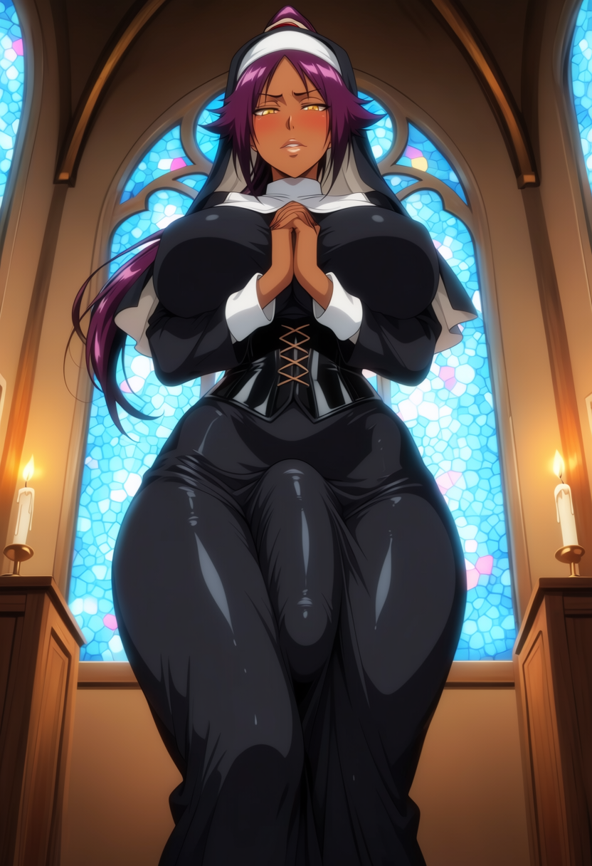 Shihouin Yoruichi (Bleach) Rule 34 Image
