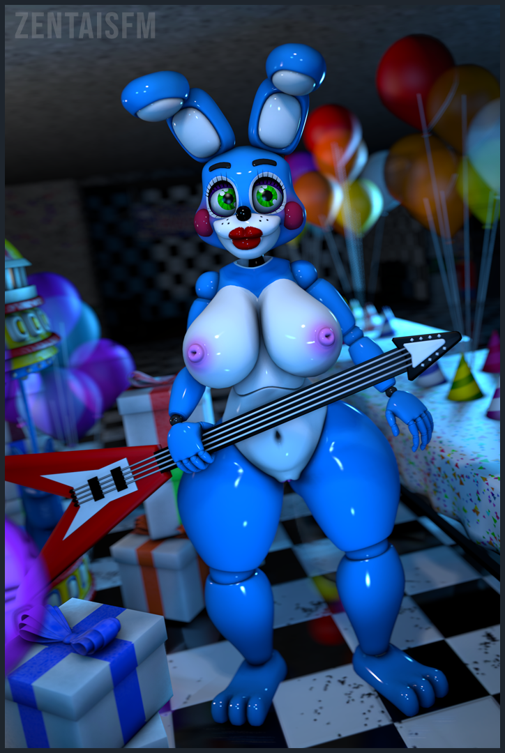 3d animatronic balloon balloons belly_button big_ass big_breasts blue_body blue_skin breasts bunny bunny_ears checkered_floor cheek_bulge cheek_spots cheeks completely_naked completely_nude eyelashes female female_focus female_only five_nights_at_freddy's five_nights_at_freddy's_2 freckles green_eyes guitar holding holding_object hourglass_figure huge_breasts large_ass large_breasts lips looking_away looking_to_the_side naked nude party_hat pink_nipples present presents puffy_areola puffy_lips puffy_nipples rabbit rabbit_ears red_cheeks red_lips red_lipstick reflection reflective_floor robot robot_girl solo source_filmmaker table thick_thighs thighs thin_waist tile_floor tiled_floor tiles toy_bonnie_(fnaf) voluptuous watermark white_body white_skin wide_hips zentaisfm