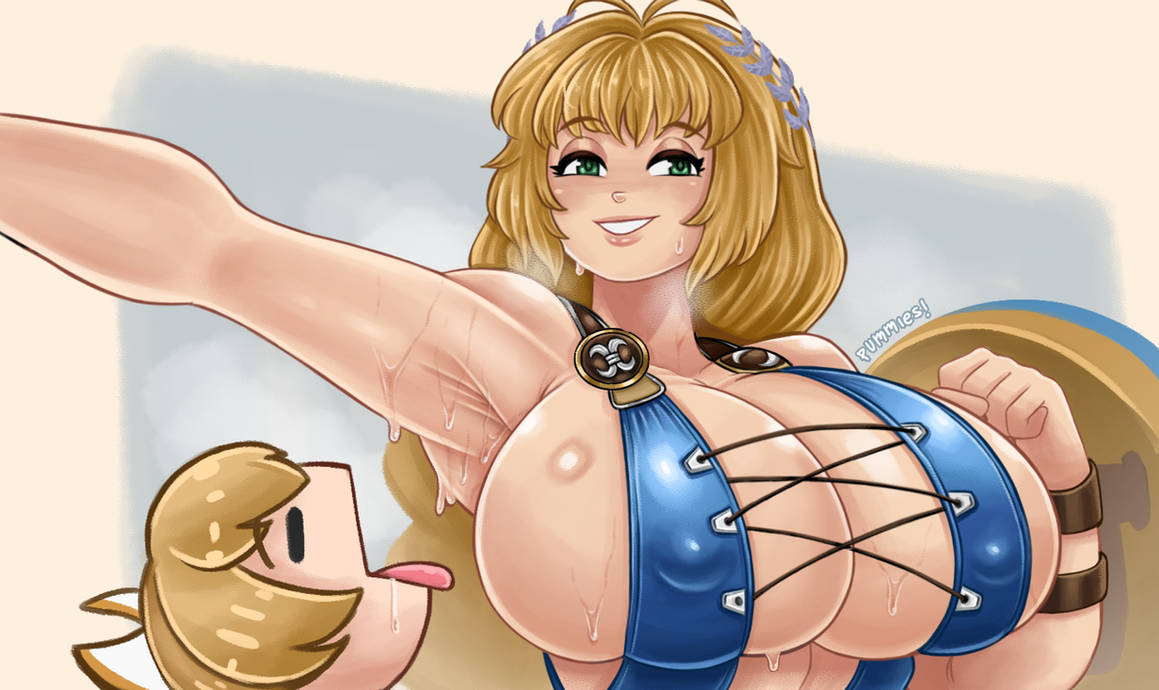 2d, 2girls, ailf, armpits, arms up, big breasts, blonde hair, braid, breasts, bursting breasts, busty, cassandra alexandra, cleavage, erect nipples, female, female focus, female only, green eyes, large breasts, long hair, milf, nipple bulge, overflowing breasts, pummies, shield, sisters, skimpy, skimpy clothes, sophitia alexandra, soul calibur, sweat, sweatdrop, sweating, sweaty, tagme