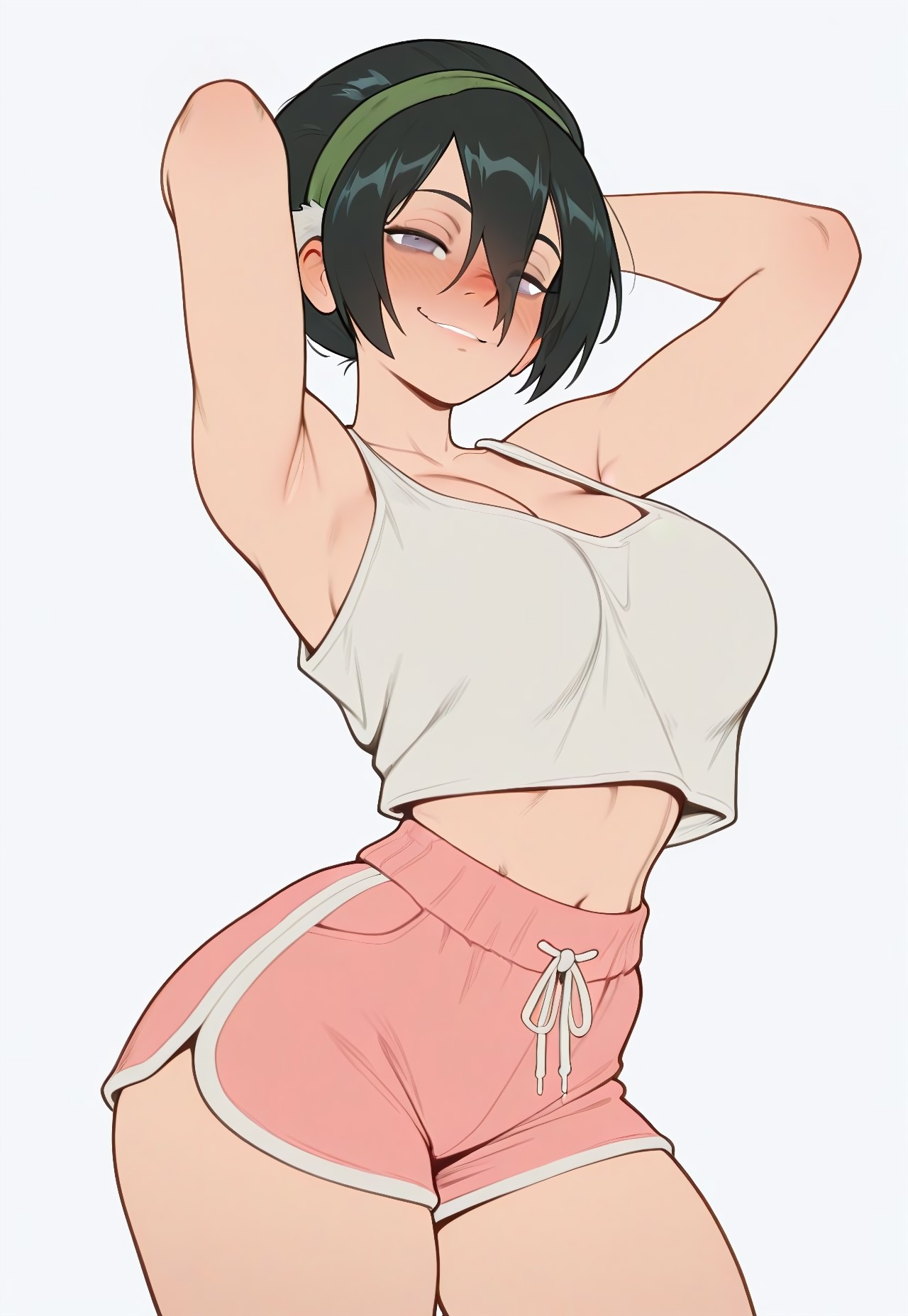 1girls, abs, ai generated, avatar the last airbender, bedroom eyes, big boobs, big breasts, black hair, black hair female, blind, blind female, blush, blushing, boobs, breasts, eager, eager female, female, female focus, female only, fit, fit female, horny, horny female, huge breasts, large boobs, large breasts, light skin, light-skinned female, looking at viewer, massive breasts, muscle, muscle mommy, muscles, muscular, muscular female, nickelodeon, nicktoons, sketch, solo, solo female, solo focus, the legend of aang, thick thighs, thighs, toned, toned female, toph bei fong, waifuspread, wants to be fucked
