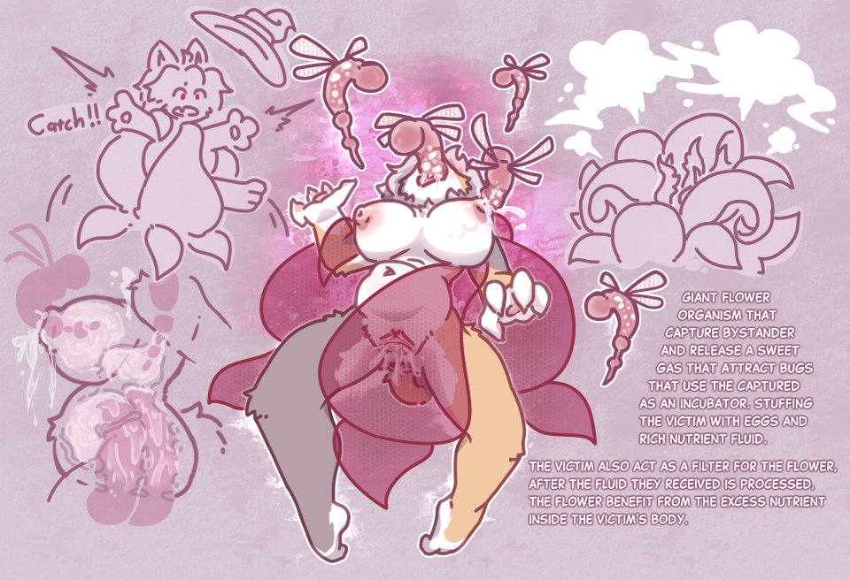 anthro, arcanis (hahaluckyme), belly expansion, big breasts, bound, breast, breast expansion, captured, creature inside, dense ink, egg, english, english text, expansion, female, flower, forced, furry, incubator, insectophilia, insects, monster, monster on female, monster rape, nipple fetish, nipple penetration, nipple play, nipples, nude, rape, restrained, slave, tagme, tentacle, tentacle in nipple, tentacle penetration, tentacle rape, trapped, vaginal penetration