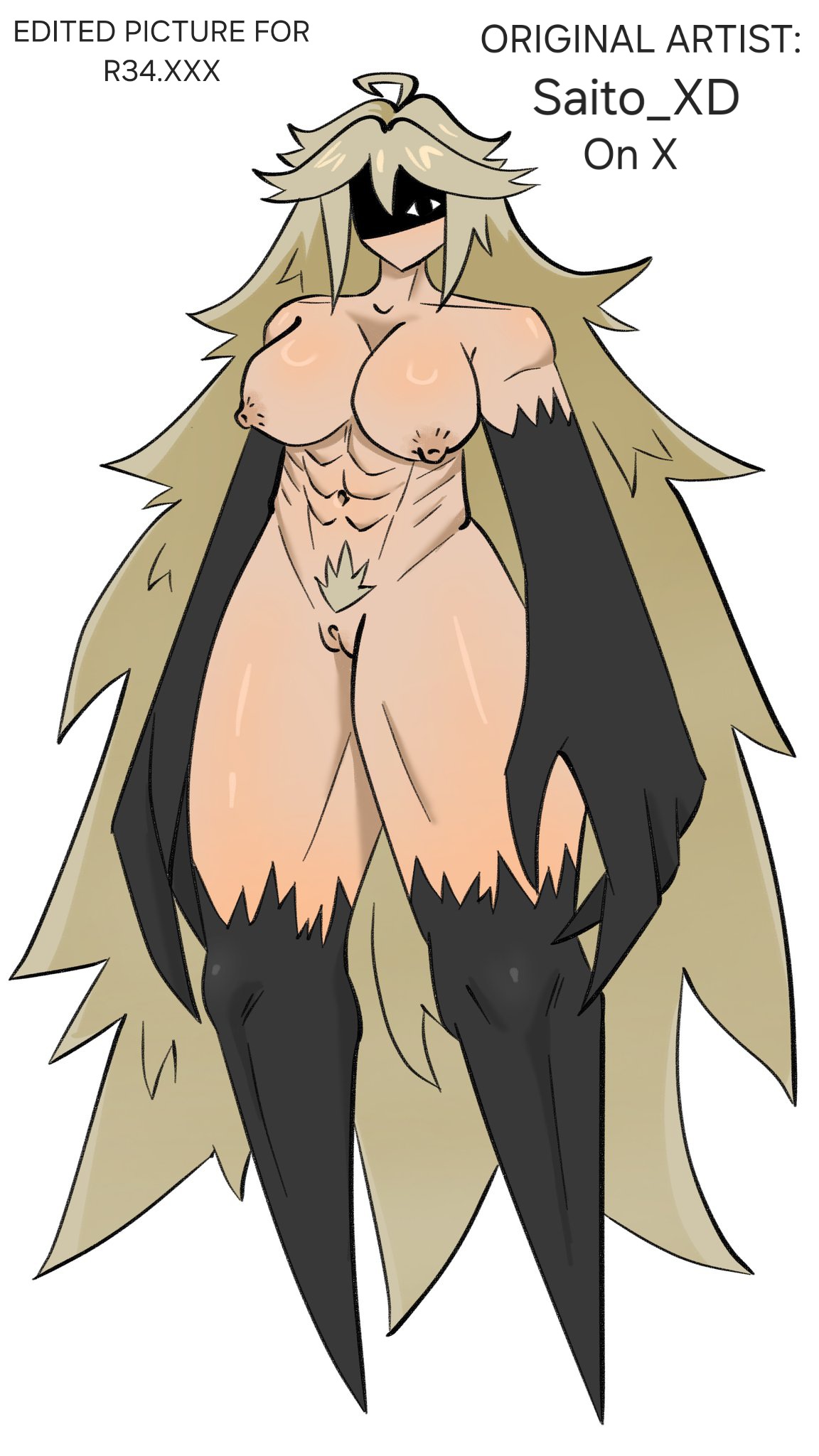 big fucking dommy mommy, black claws, dangerous forest, fen (kaaatie), fundamental paper education, long hair, saito xd, yellow hair