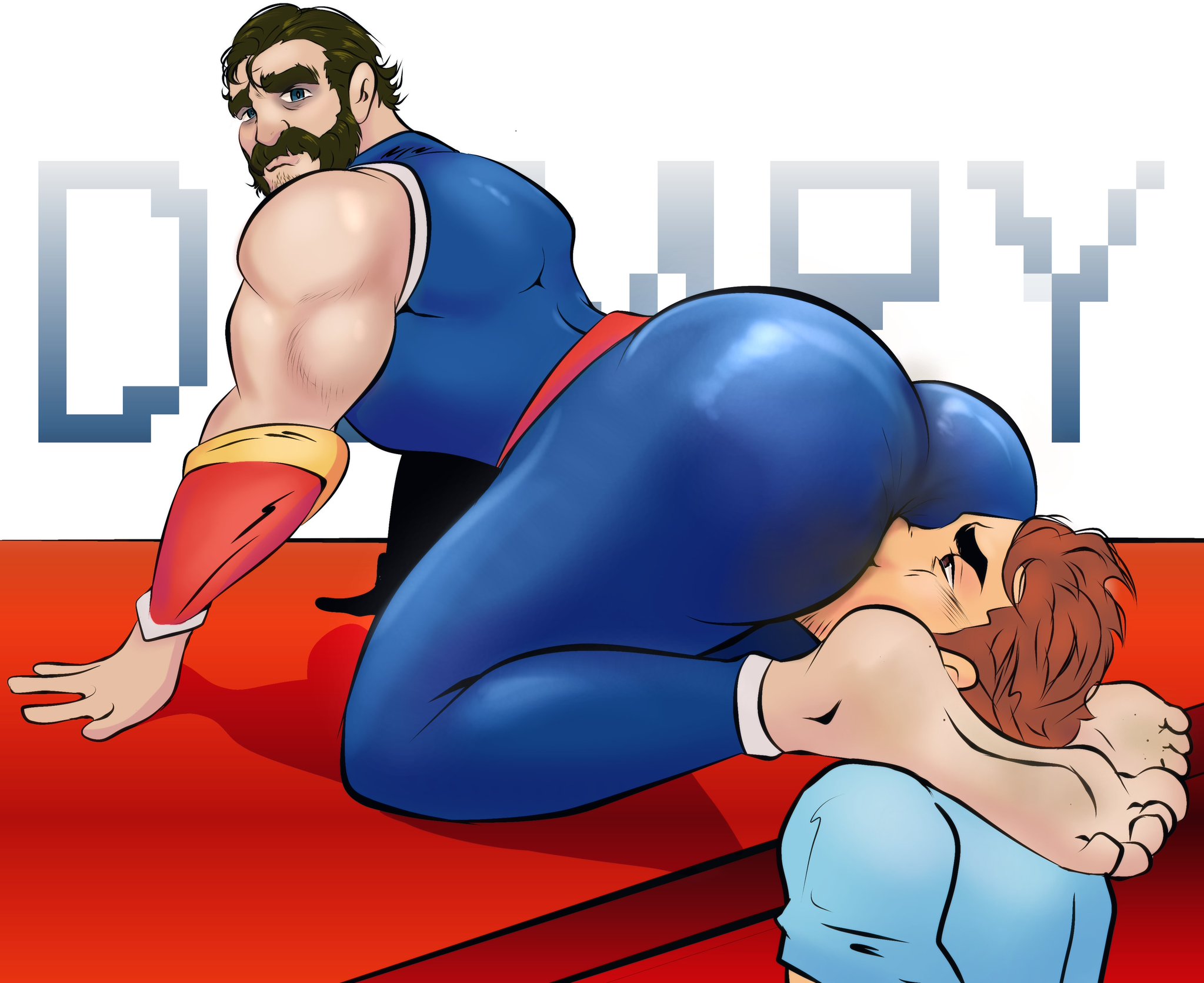 ass, ass on face, bara, beard, big ass, big butt, bubble ass, bubble butt, daddy, dat ass, dat butt, dilf, dirty feet, dispatch (game), eyebags, facesitting, fat ass, fat butt, feet, gay, huge ass, huge butt, large ass, large butt, male, male only, muscular, muscular male, musk, nizbagelshop, phenomaman, rimjob, rimming, robert robertson, round ass, round butt, thick ass, thick butt, tight clothing