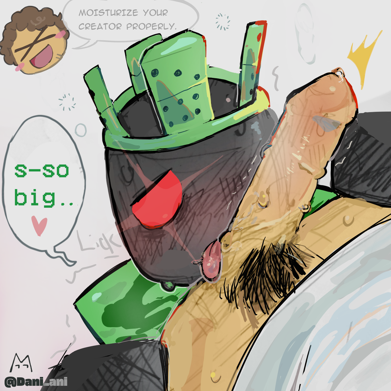 1x1x1x1, 1x1x1x1 (forsaken), 2boys, blocky body, blush, dani ani, dialogue, english text, eyes half open, foreskin, forsaken (roblox), gay, licking penis, male, male only, masturbation, penis, pubic hair, roblox, roblox avatar, roblox game, robloxian, self upload, shedletsky, shedletsky (forsaken), speech bubble, tagme, text, uncircumcised
