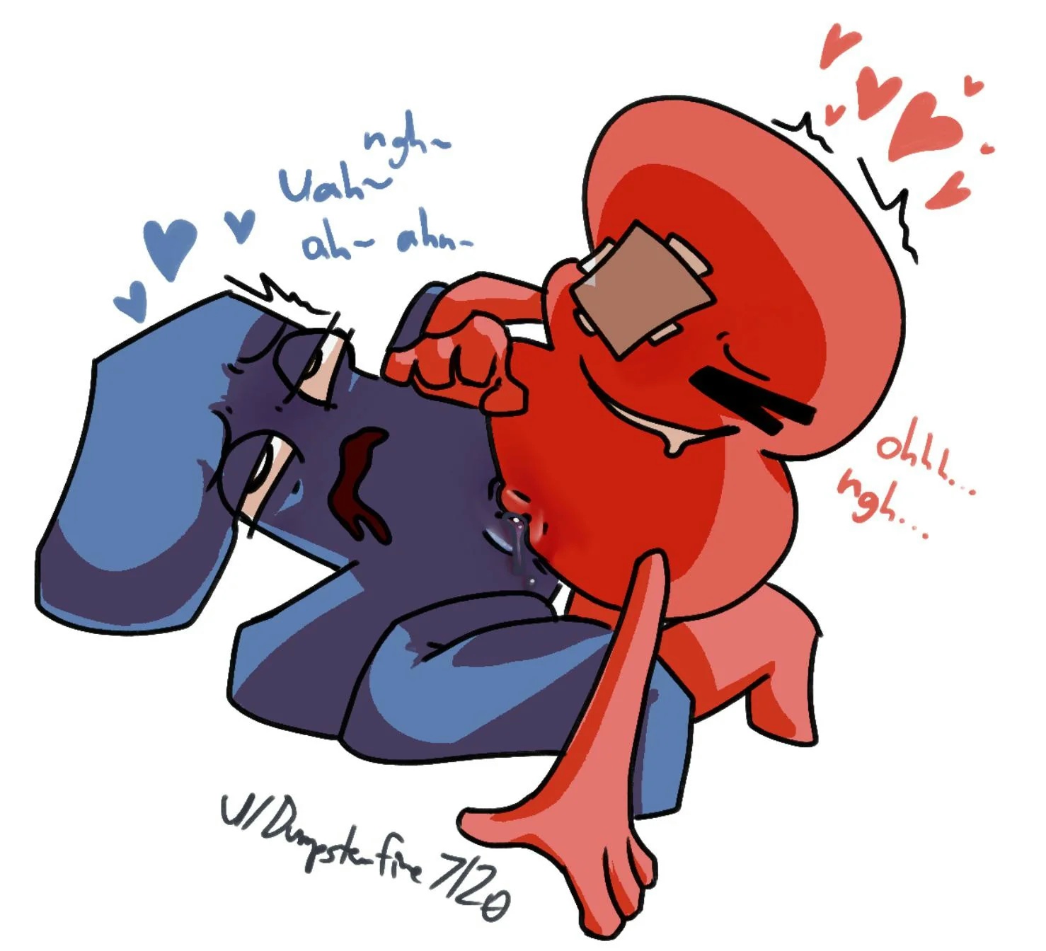 algebralien, armless, battle for dream island, battle for dream island again, bfb, bfdi, bfdia, eyepatch, female/female, object shows, one (bfdi), pussy, pussy juice, scissoring, the power of two, three (bfdi), tpot, tribadism, u/dumpsterfire7120, yuri